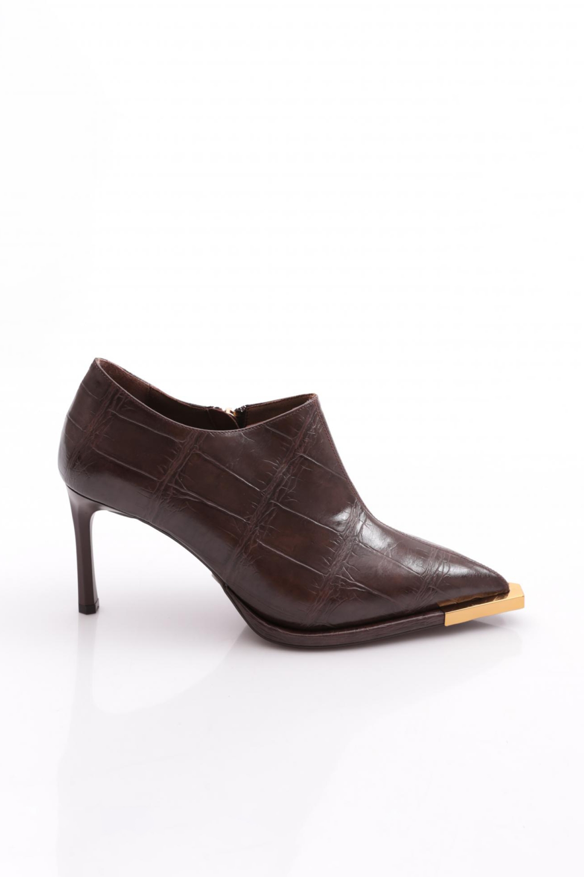 1257 Kadin Sivri Burun İnce Topuklu Bot - Görsel 2