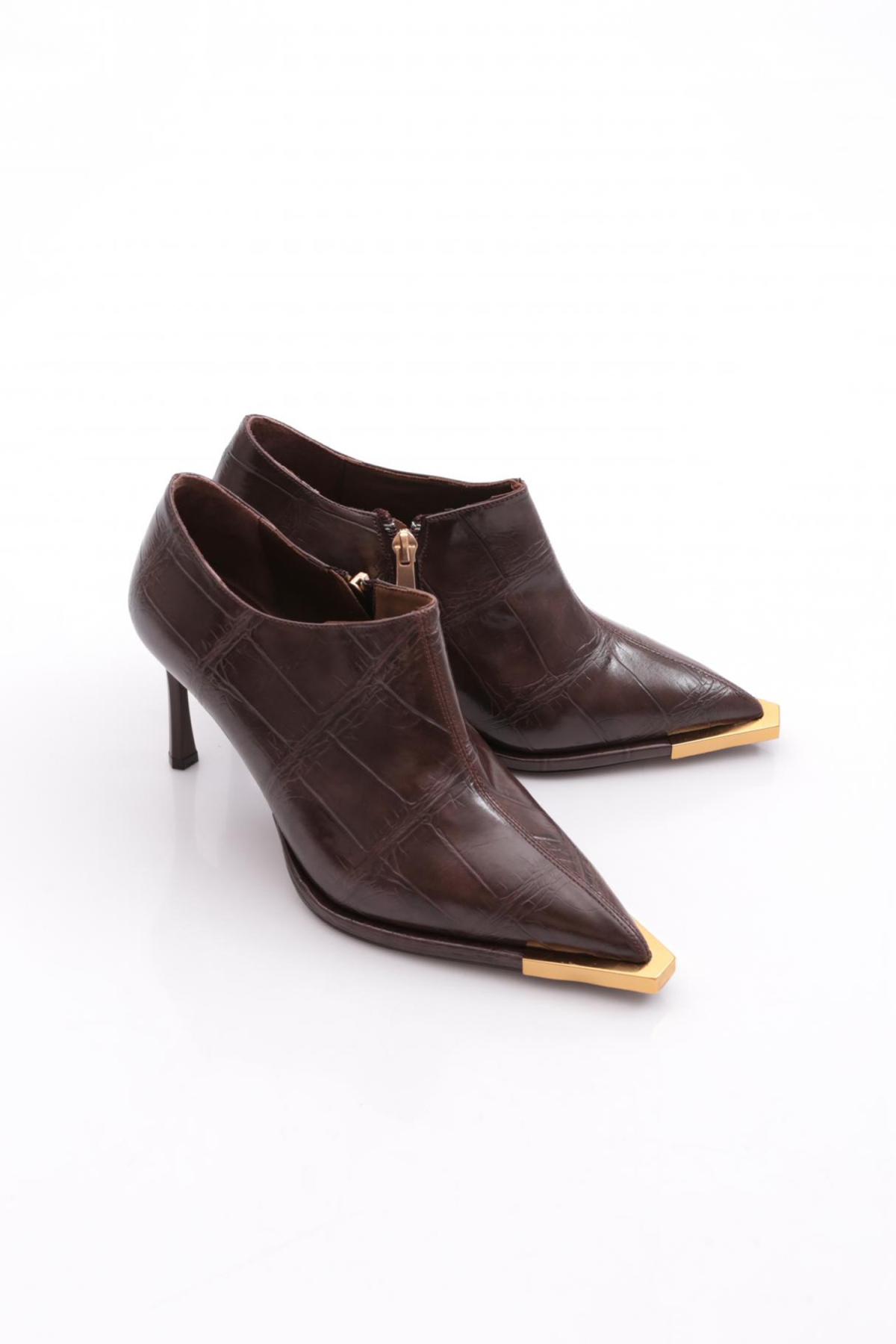 1257 Kadin Sivri Burun İnce Topuklu Bot - Görsel 3