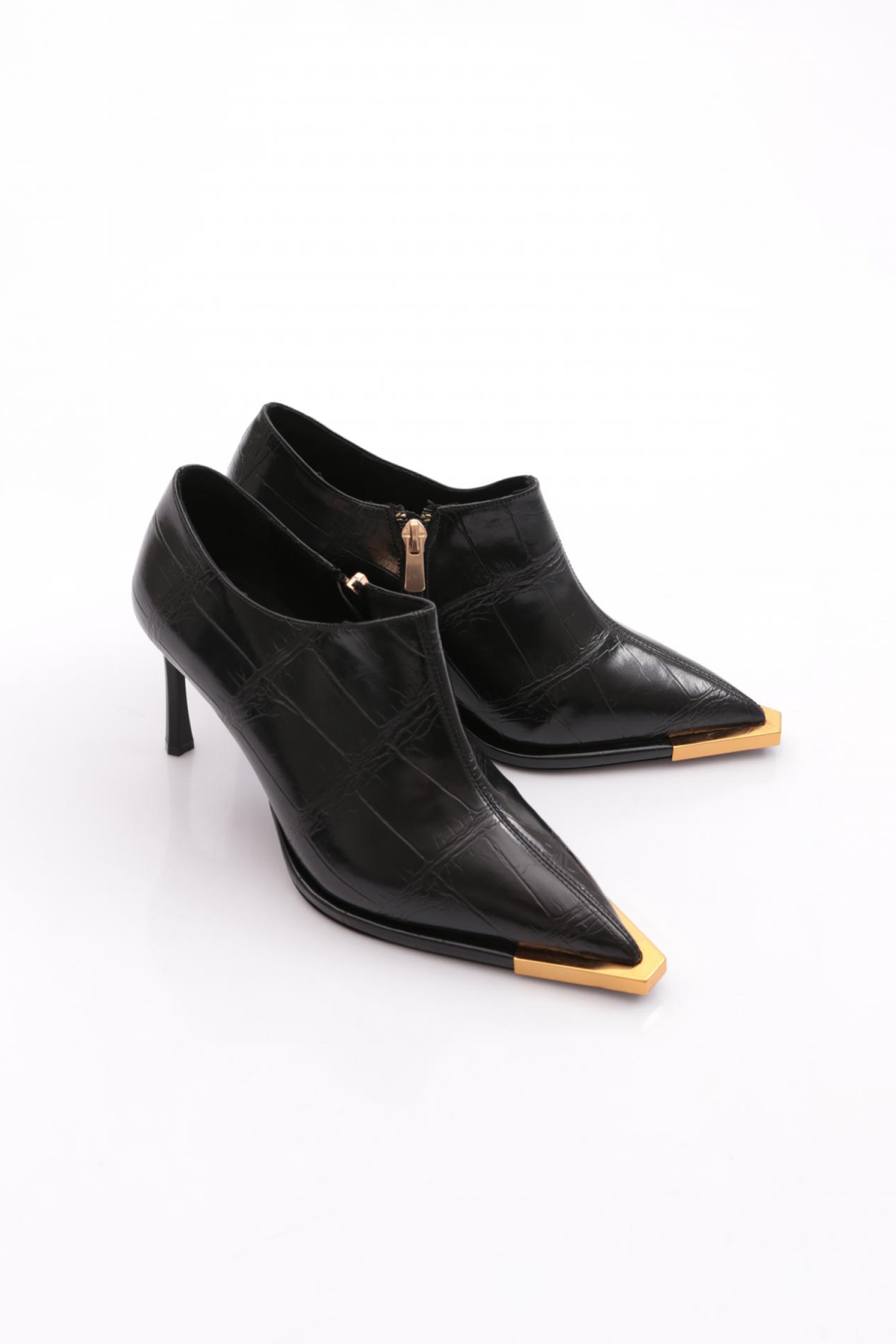1257 Kadin Sivri Burun İnce Topuklu Bot - Görsel 3