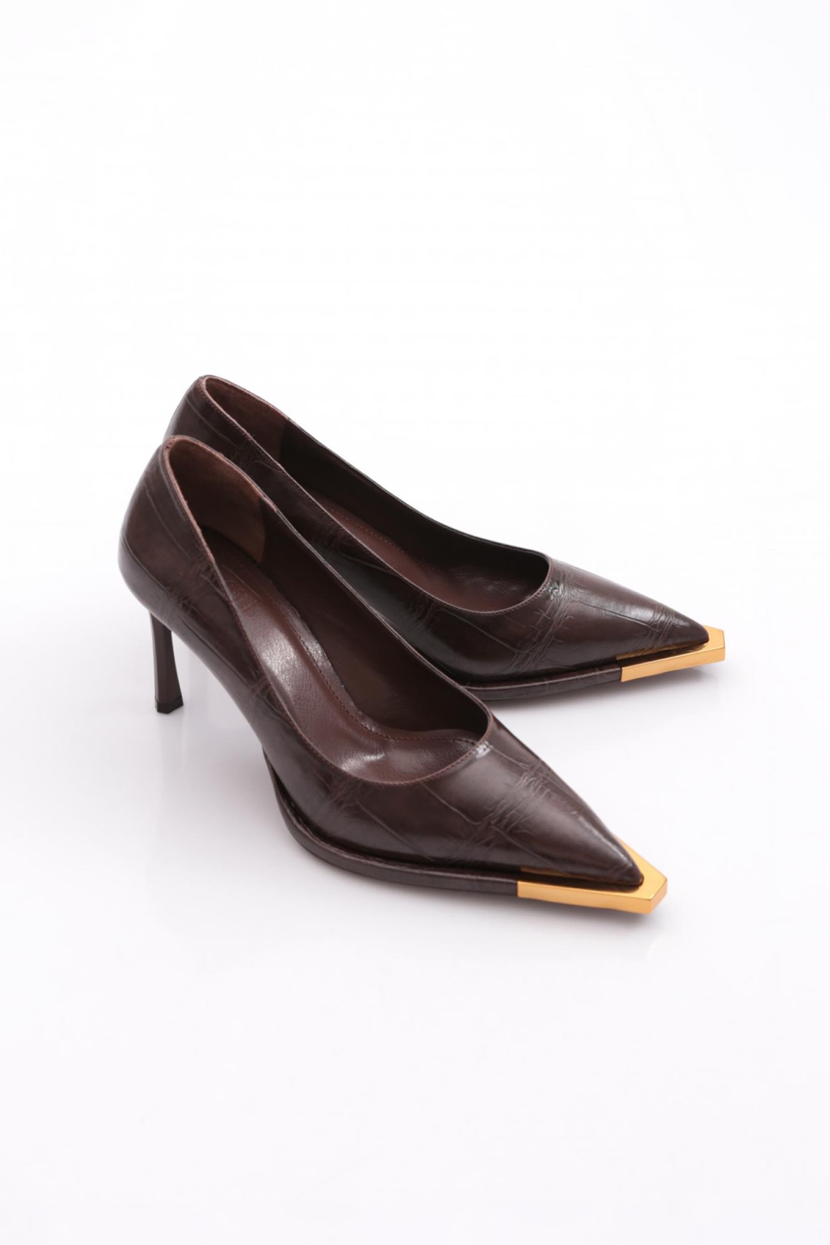 12054 Kadin Sivri Burun Topuklu Ayakkabi - Görsel 3