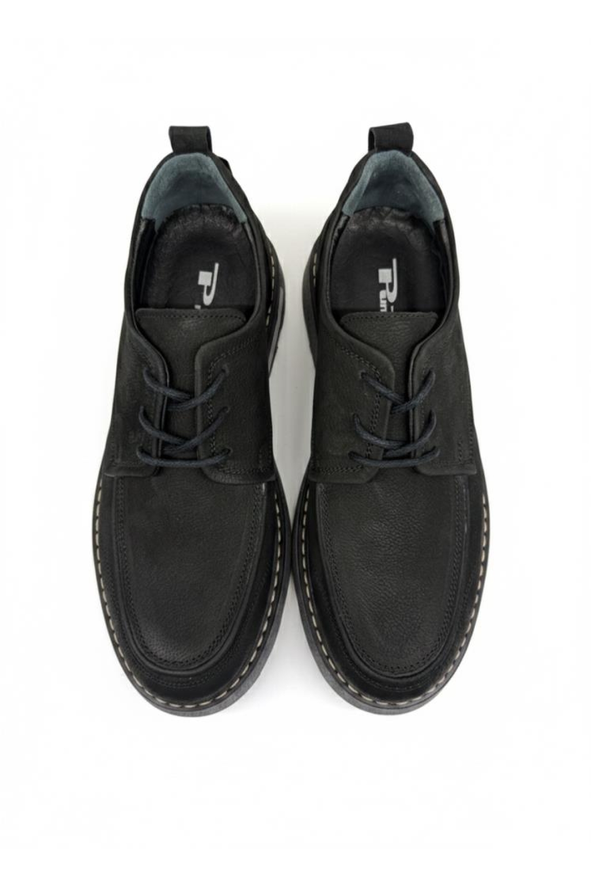 406061 Kauçuk Taban Erkek Deri Günlük Ayakkabı - Görsel 4