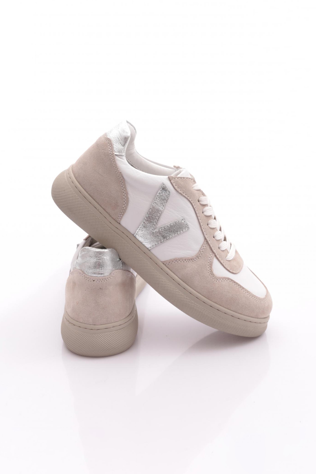 2303 Kadin Lazerli Sneakers Ayakkabi - Görsel 4