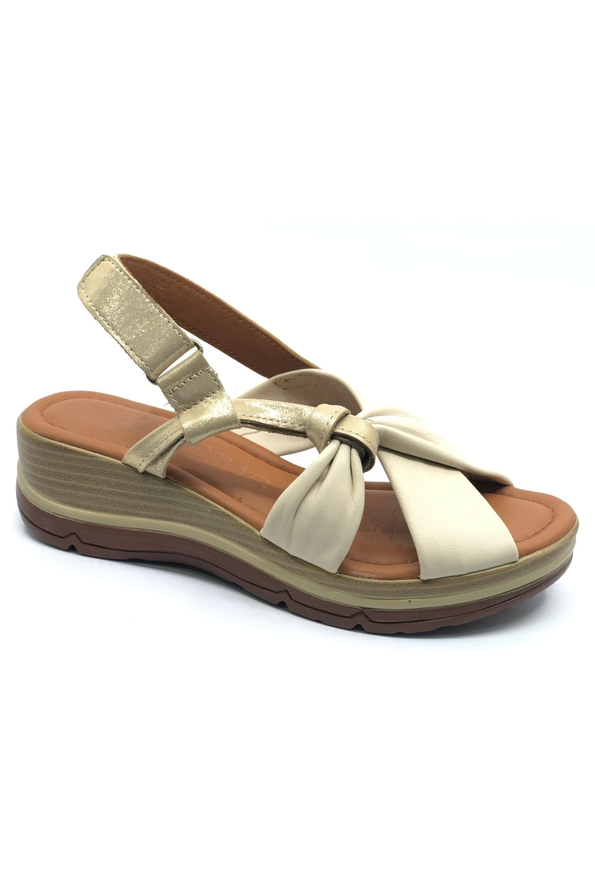 Tarda Hakiki Deri Comfort Ortopedik Kadın Sandalet - Görsel 3