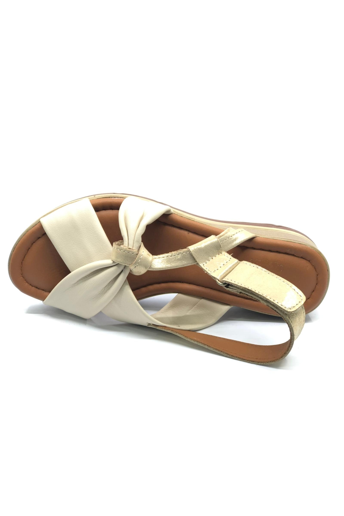 Tarda Hakiki Deri Comfort Ortopedik Kadın Sandalet - Görsel 5