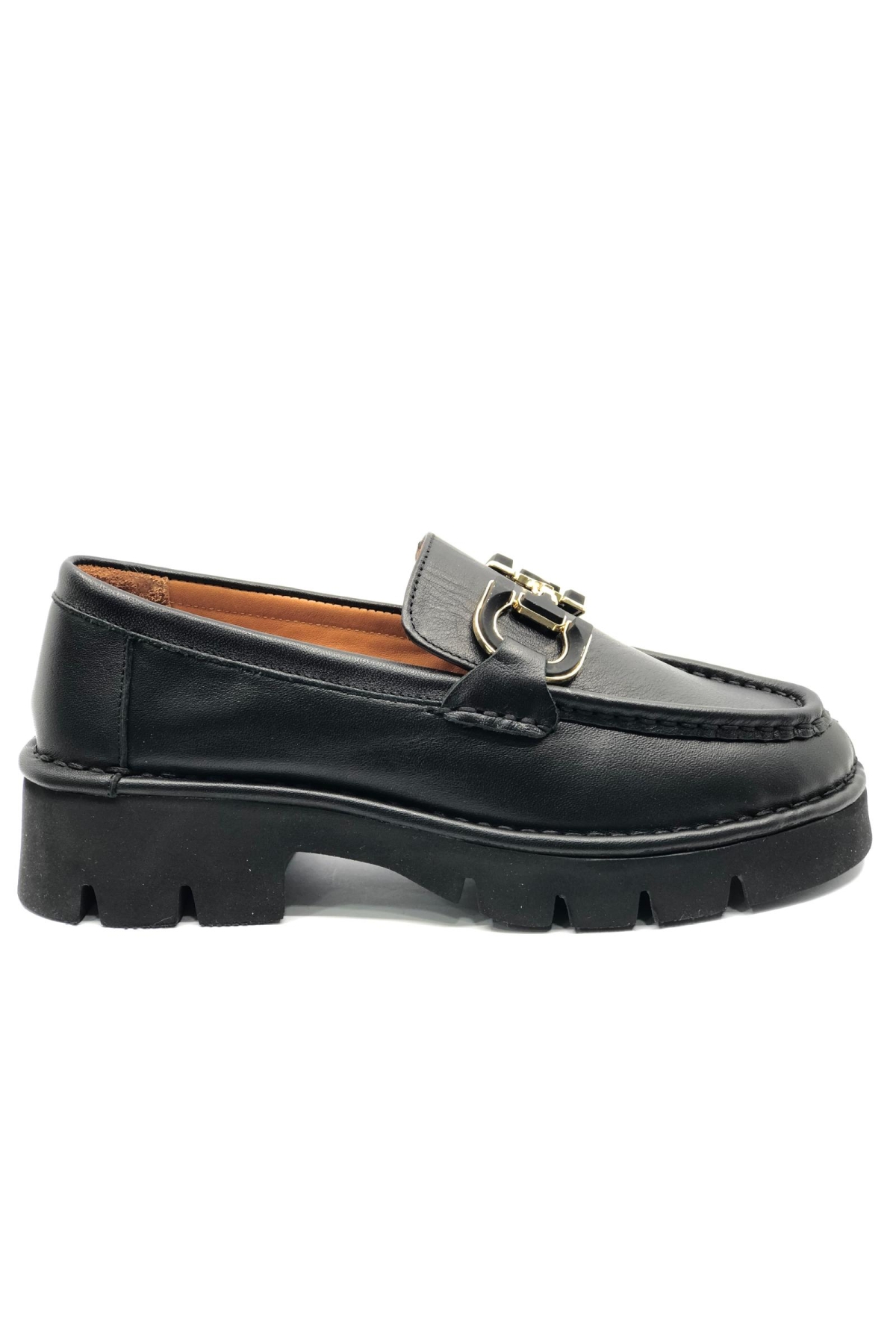 Cımbat Hakiki Deri Ortopedik Oxford Kadın Klasik Ayakkabı - Görsel 2