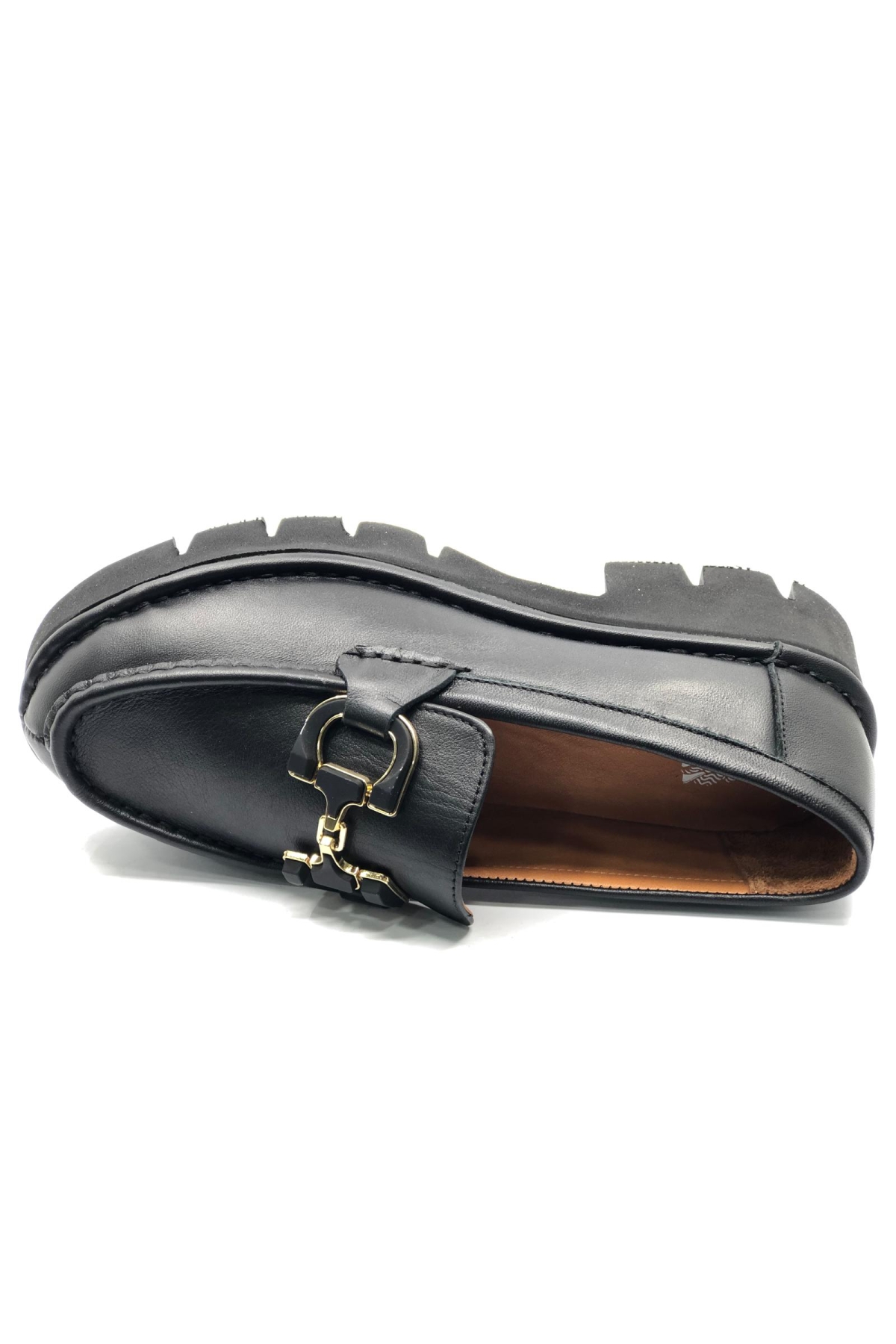 Cımbat Hakiki Deri Ortopedik Oxford Kadın Klasik Ayakkabı - Görsel 5