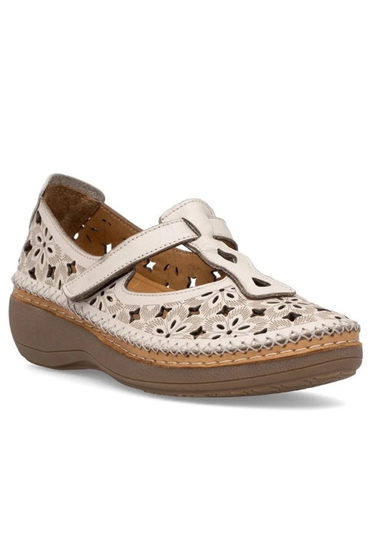 Vingii Hakiki Deri Kadın Babet Ayakkabı - Görsel 3