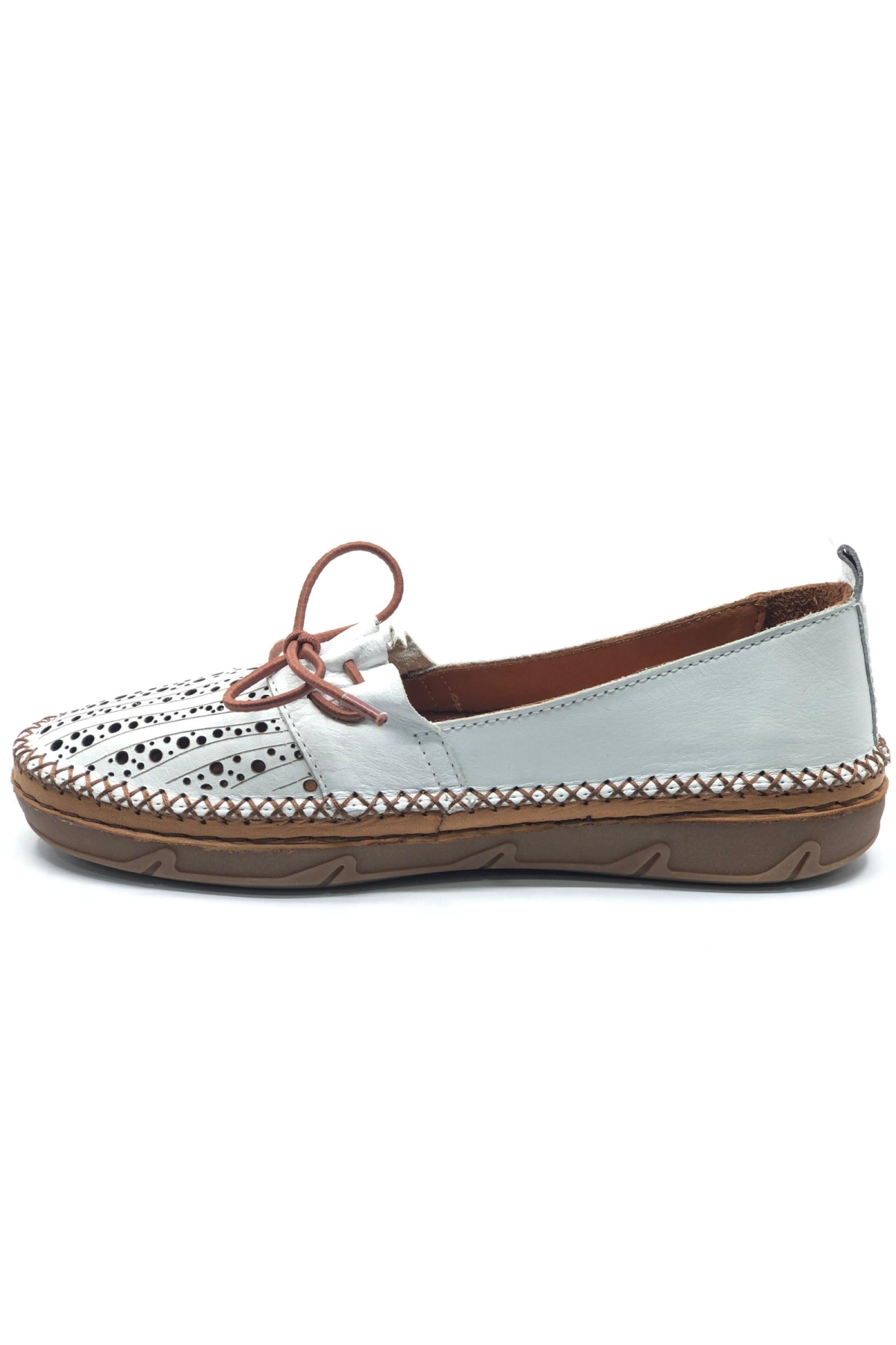 Brower Hakiki Deri Kadın Babet Ayakkabı - Görsel 3