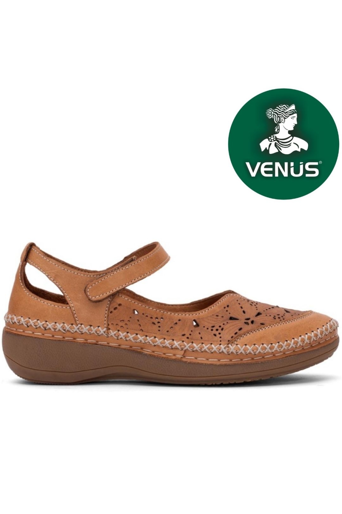 Rovner Hakiki Deri Kadın Babet Ayakkabı - Görsel 4