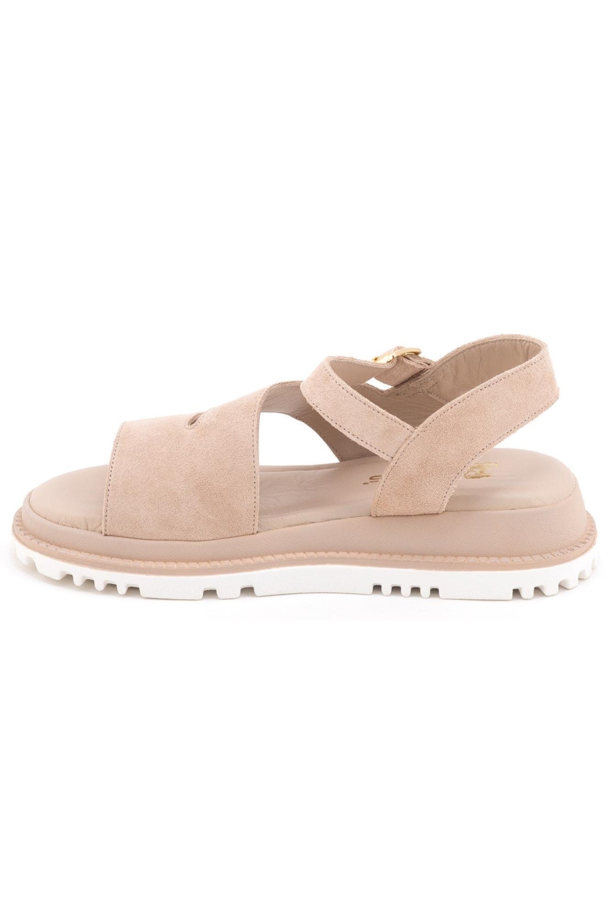 Hifli Hakiki Deri Comfort Ortopedik Kadın Sandalet - Görsel 6