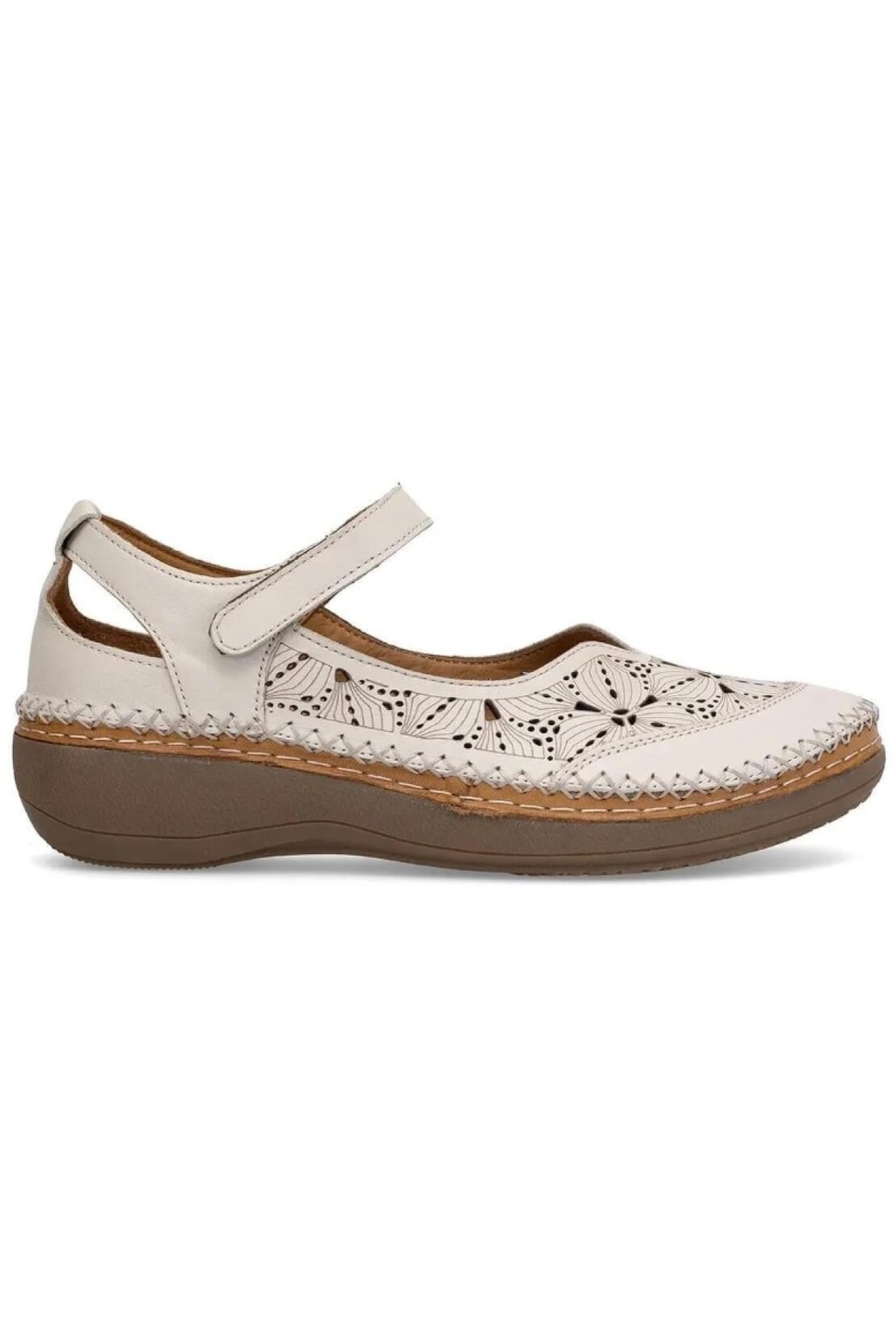 Rovner Hakiki Deri Kadın Babet Ayakkabı - Görsel 2