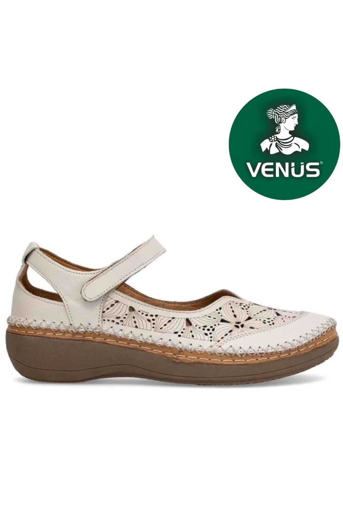 Rovner Hakiki Deri Kadın Babet Ayakkabı - Görsel 4