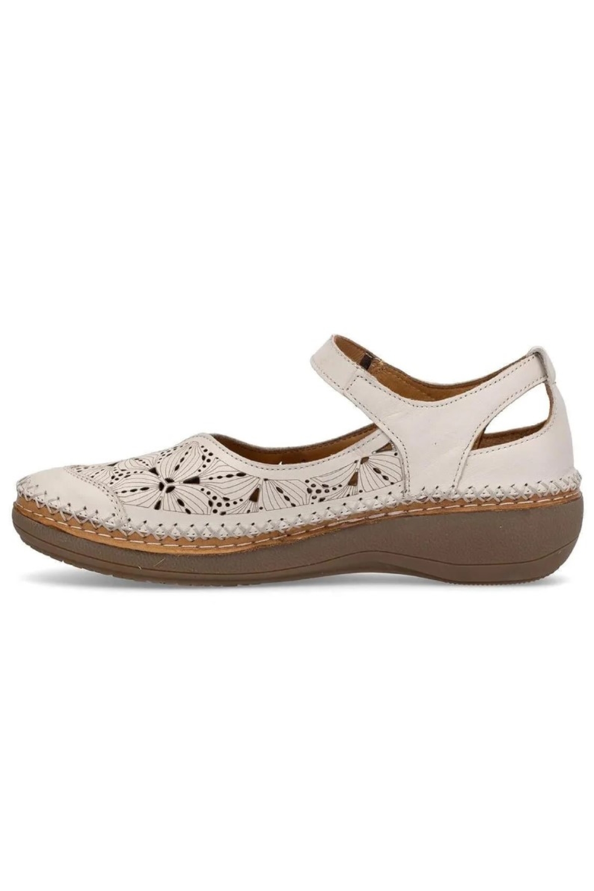 Rovner Hakiki Deri Kadın Babet Ayakkabı - Görsel 5