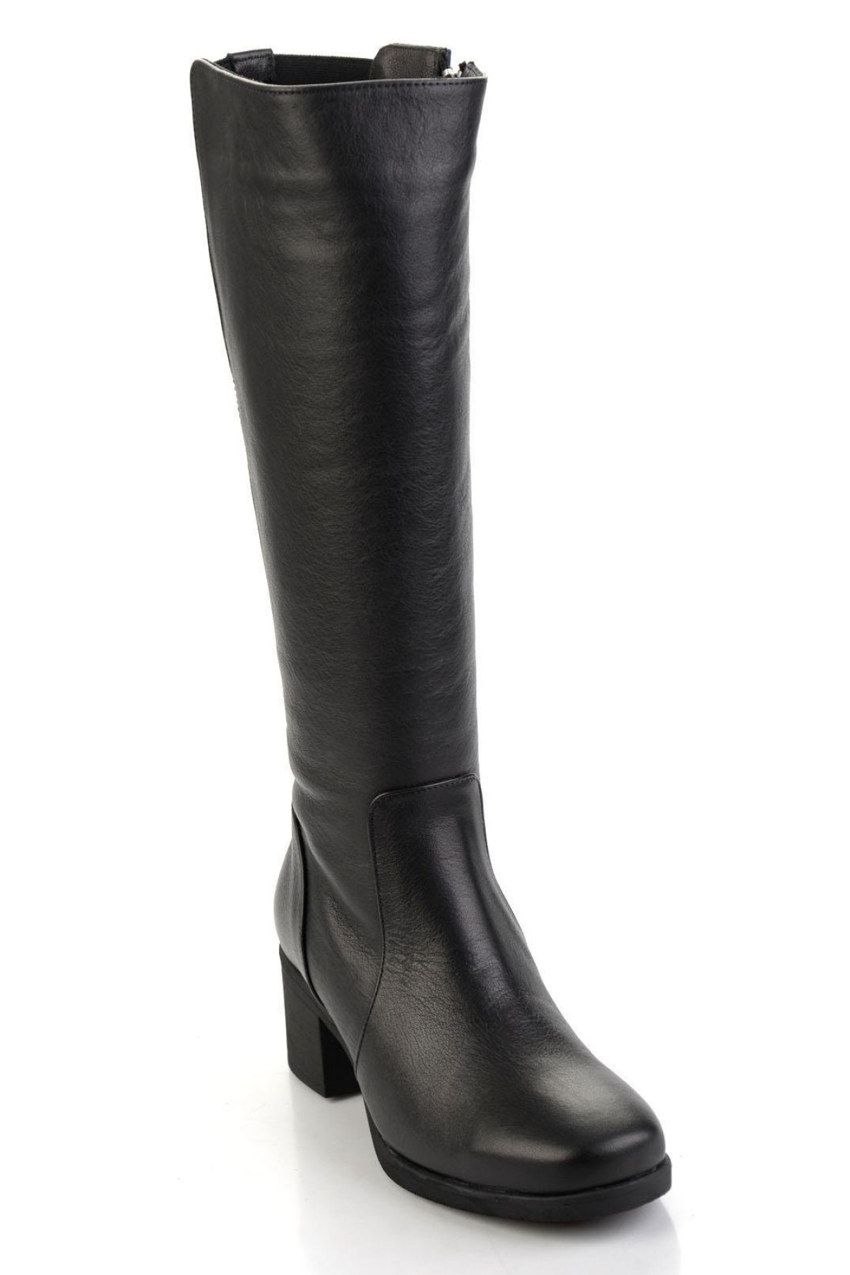 021-1 Streç Hakiki Deri Kadın Çizme - Görsel 3