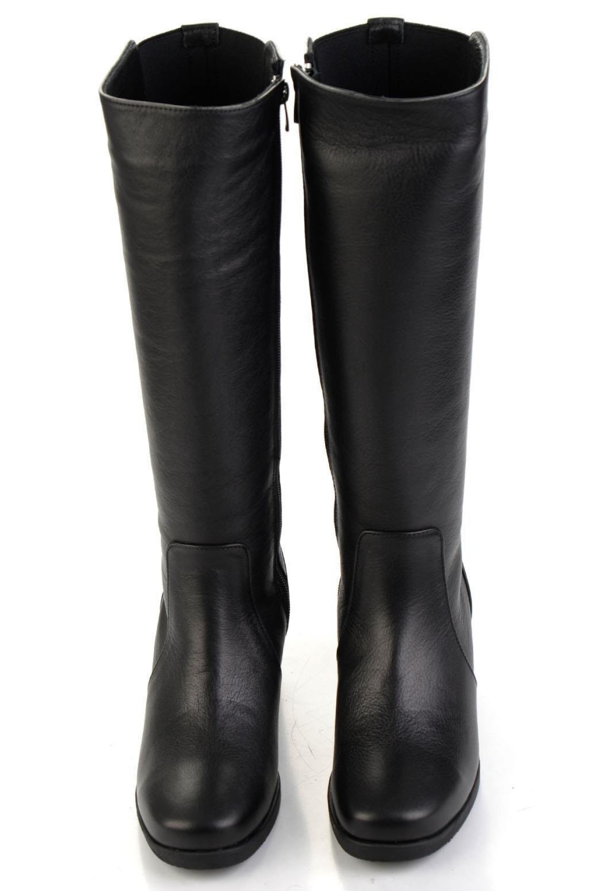 021-1 Streç Hakiki Deri Kadın Çizme - Görsel 6