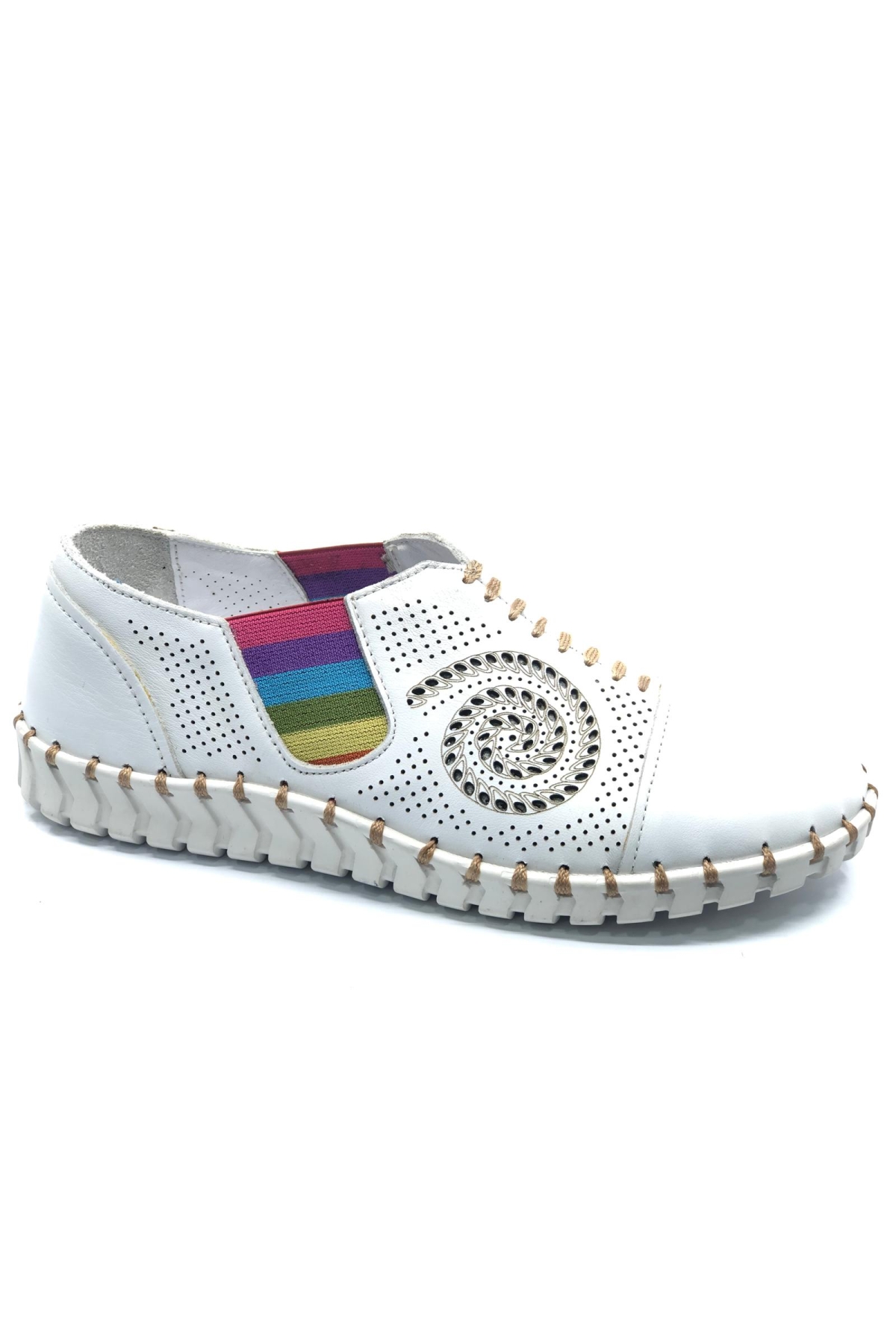 Gofnik Hakiki Deri Ortopedik Kadın Casual Ayakkabı - Görsel 4