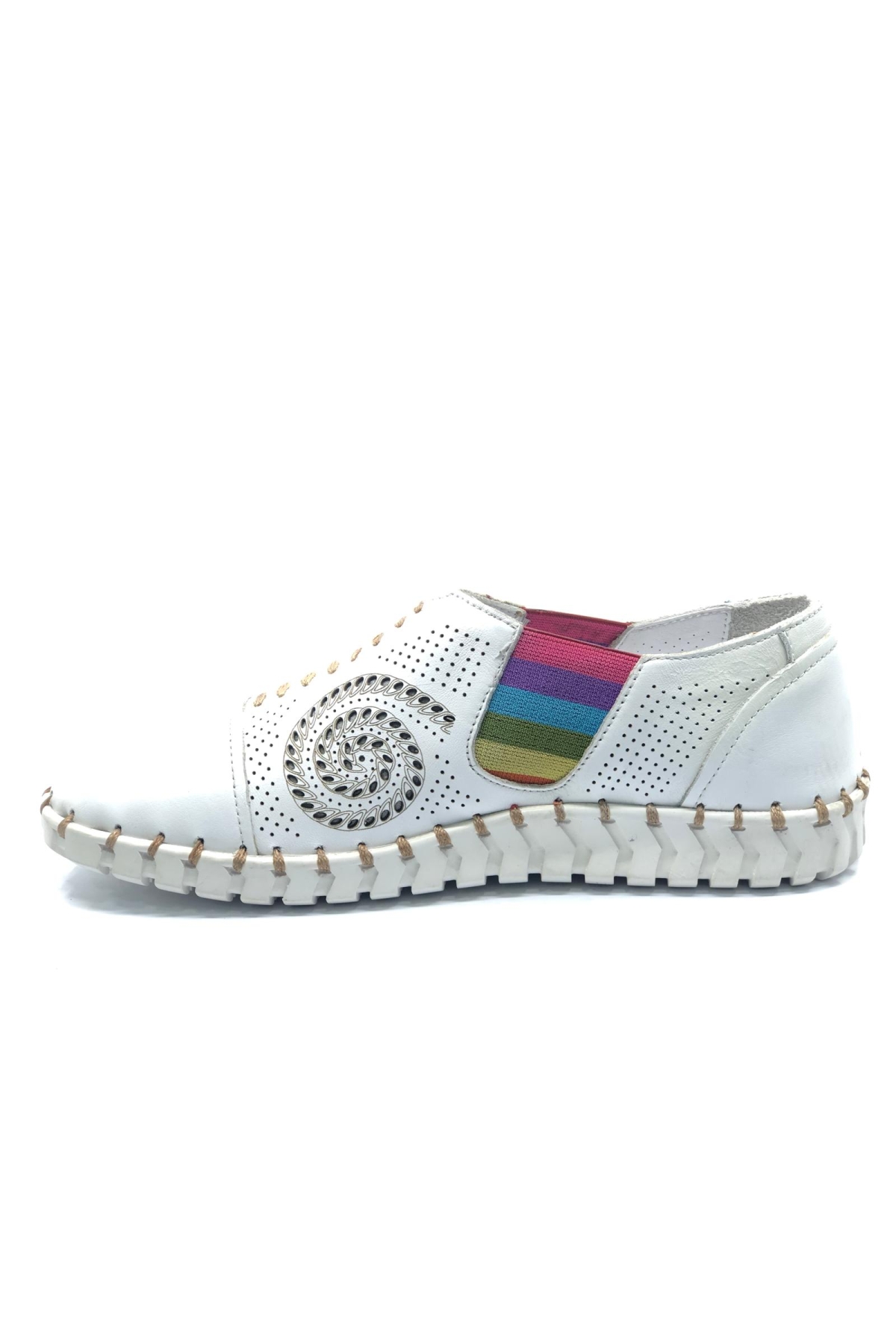 Gofnik Hakiki Deri Ortopedik Kadın Casual Ayakkabı - Görsel 5