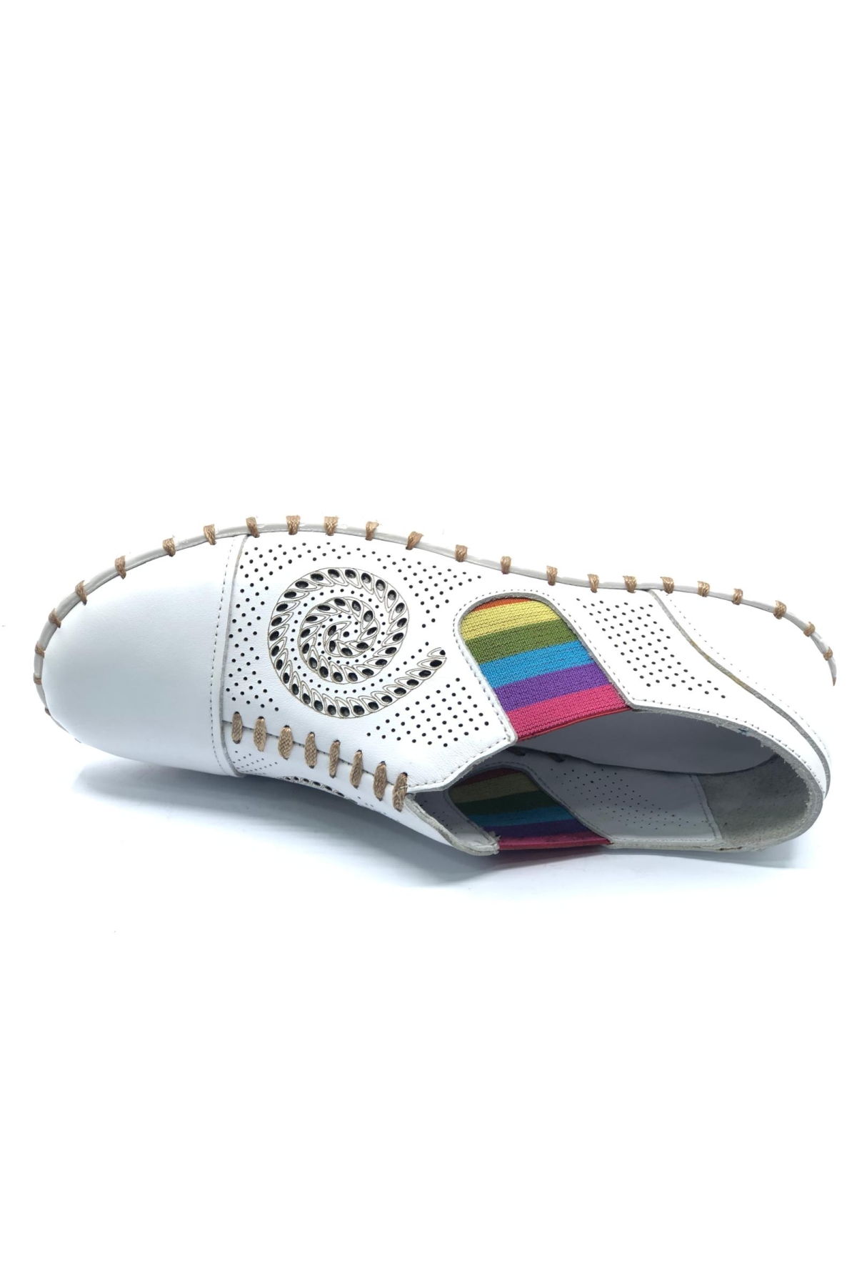 Gofnik Hakiki Deri Ortopedik Kadın Casual Ayakkabı - Görsel 6