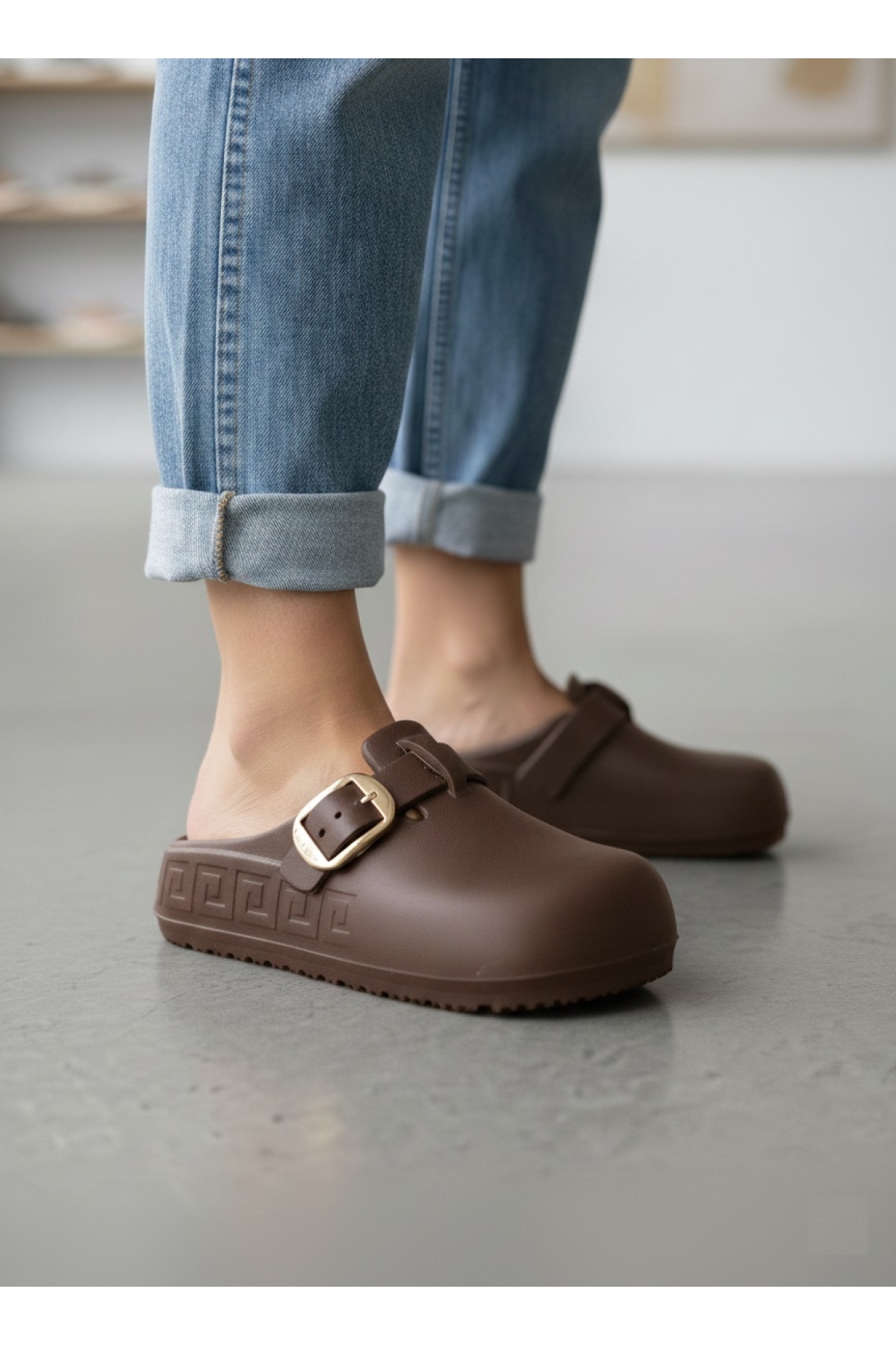 Lov Tokalı Ortopedik Yumuşak Hafif Taban Kadın Terlik - Görsel 2