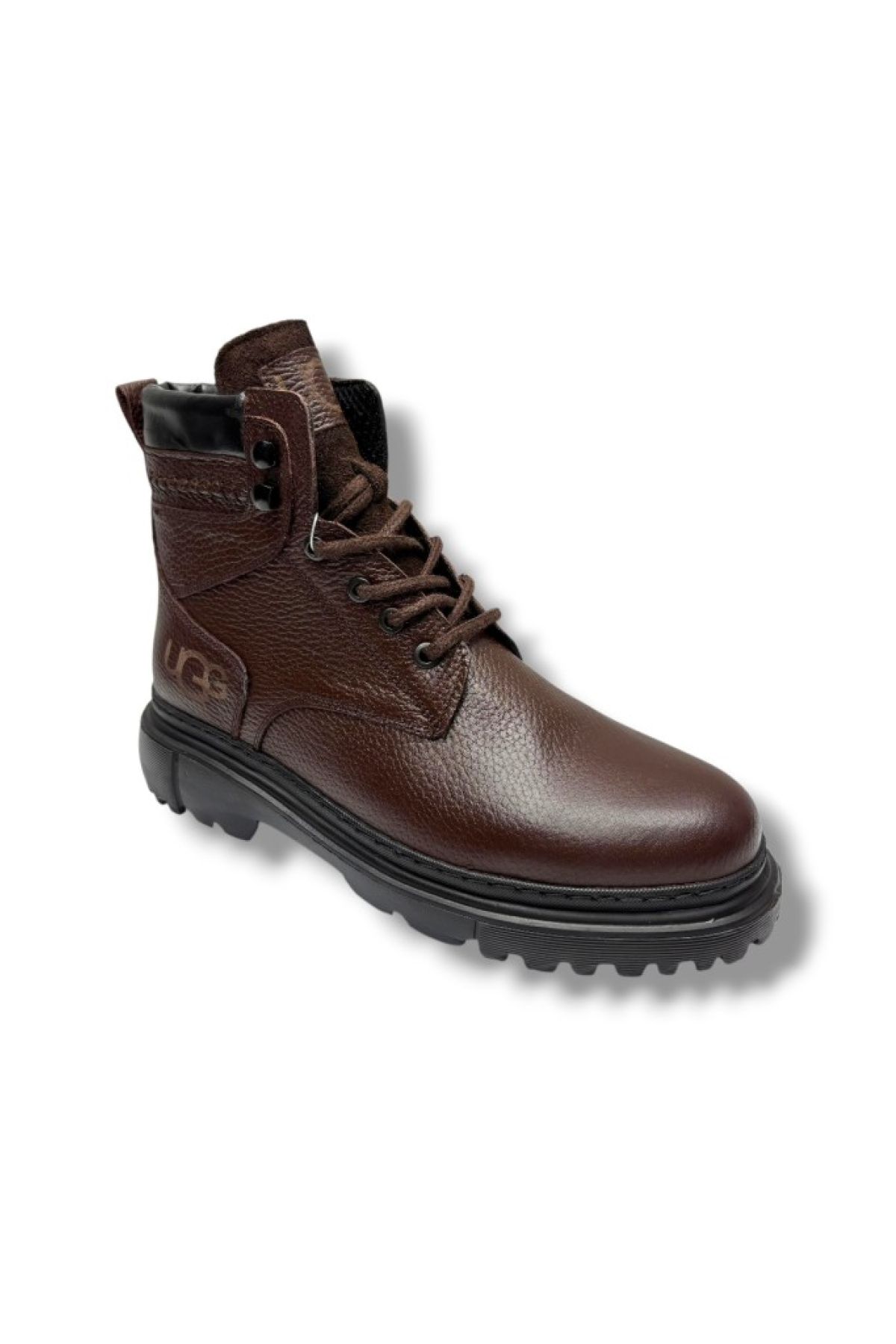 190-26 Hakiki Deri Anatomik Bağcıklı Erkek Bot - Görsel 2