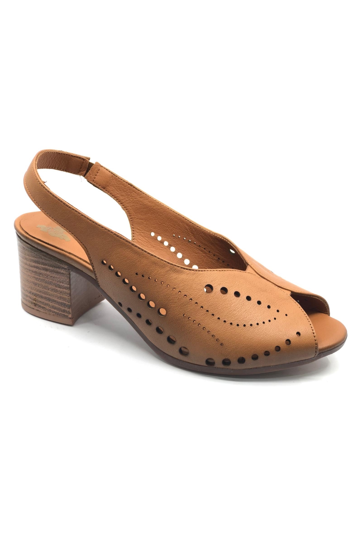 Benefşe Hakiki Deri Comfort Ortopedik Kadın Sandalet - Görsel 3