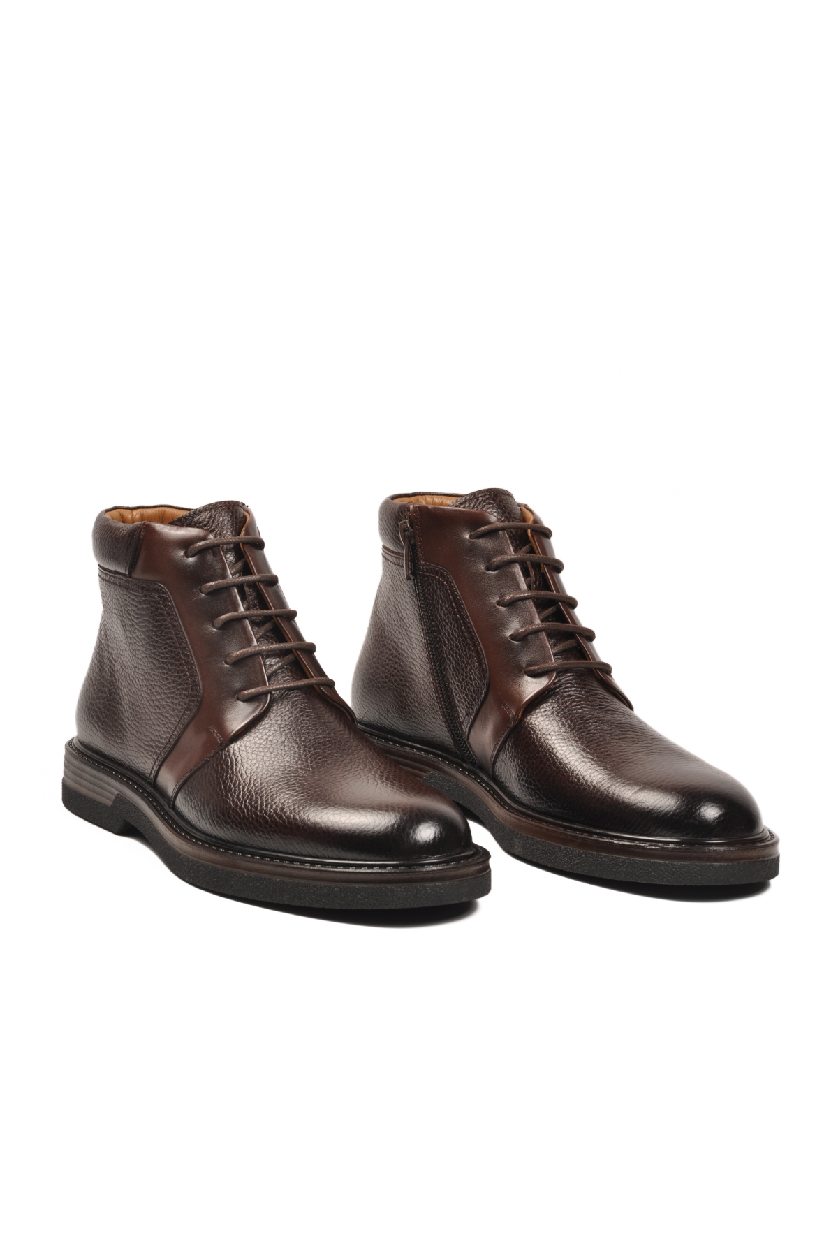 2112 İçi Dışı Hakiki Deri Kahve Erkek Bot - Görsel 2