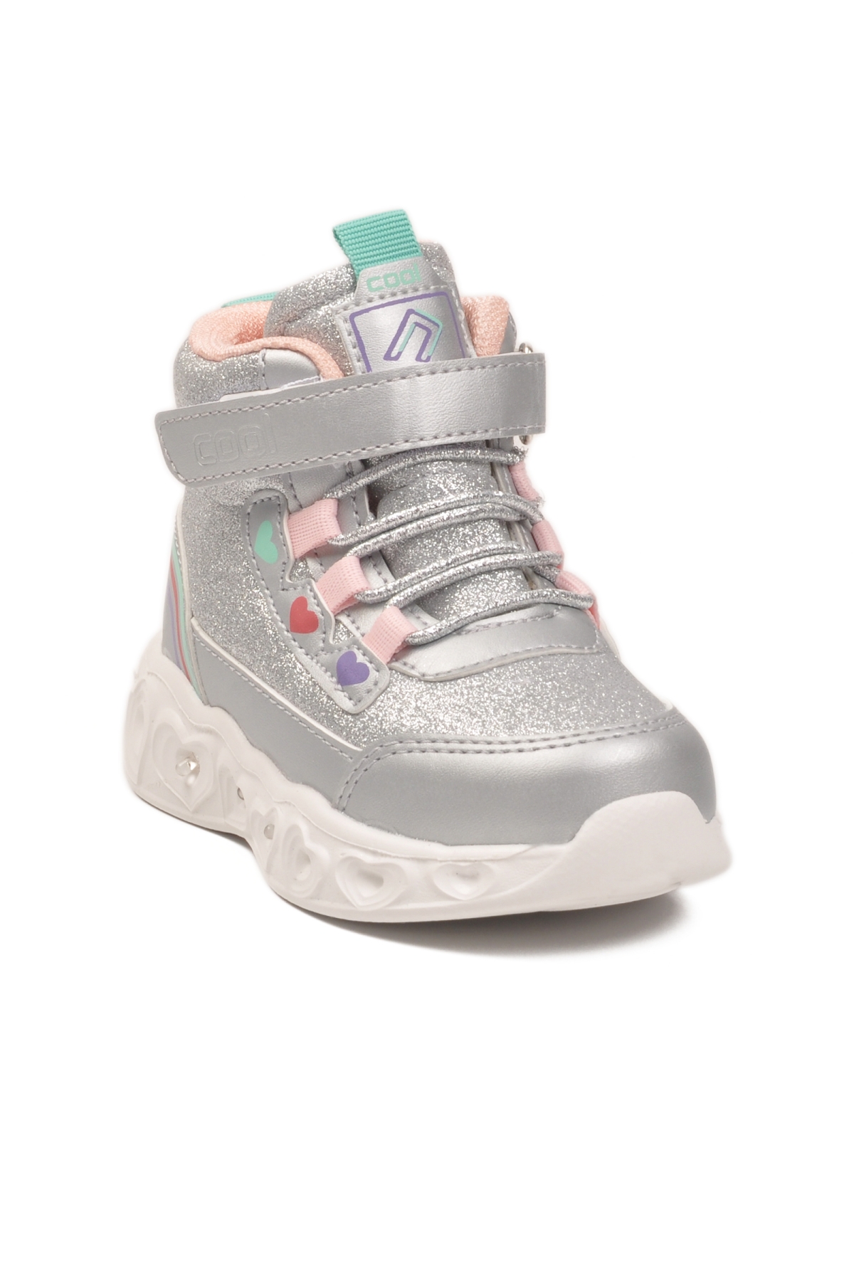 Kids B Gümüş Cırtlı Işıklı Kız Bebek Bot - Görsel 2