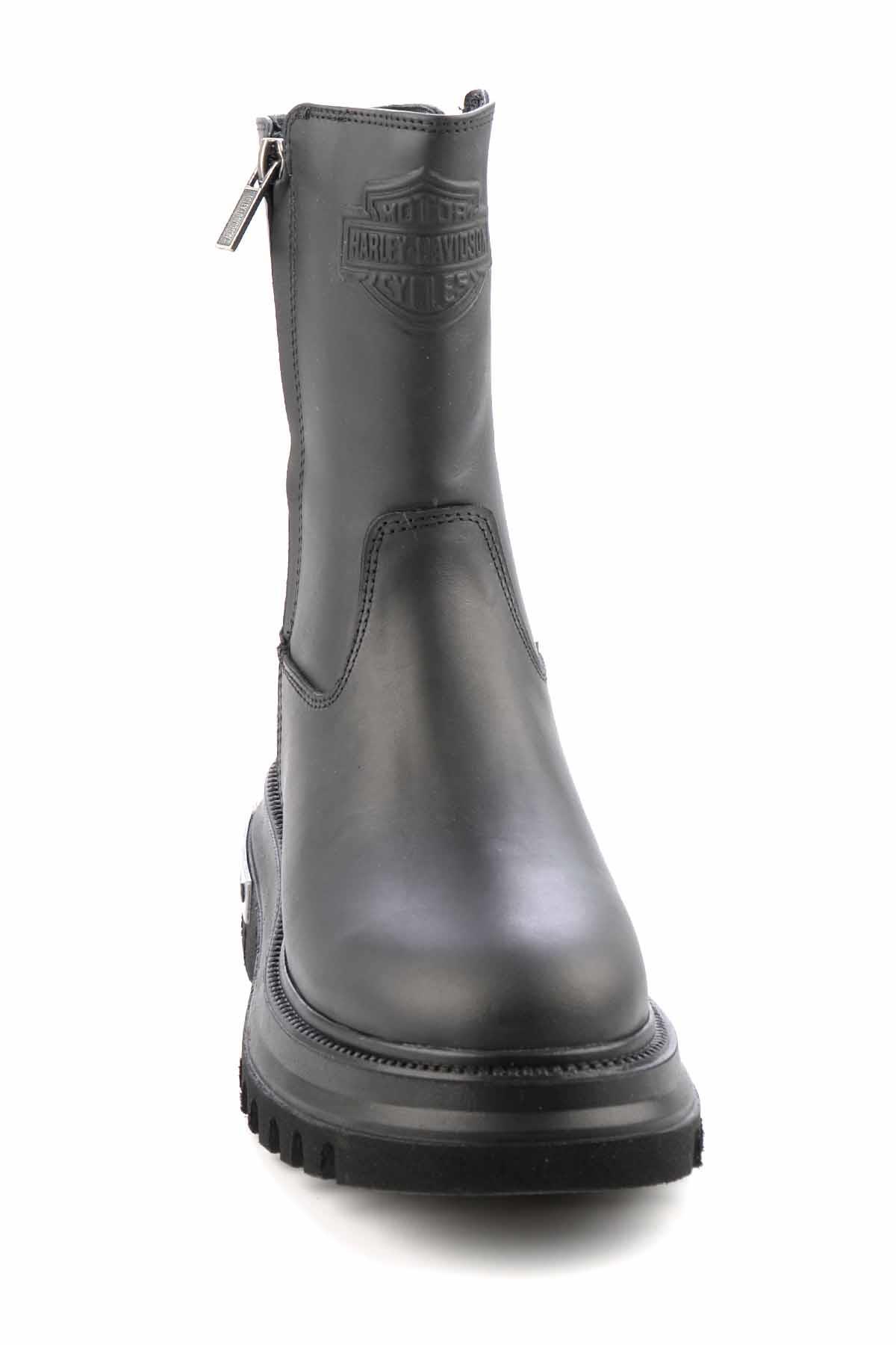 Black Leather Kadın Bot &amp; Bootie HD0777002603 - Görsel 5