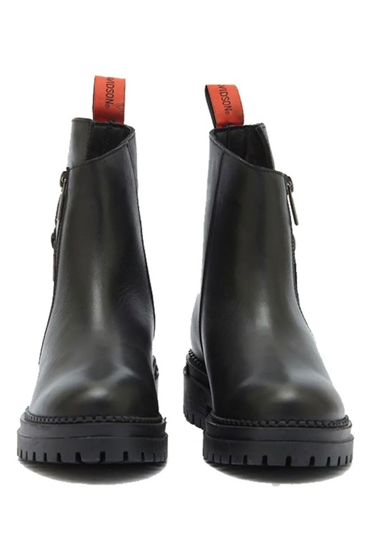 026Z100039 Peking Deri Kadın Bot SİYAH - Görsel 4