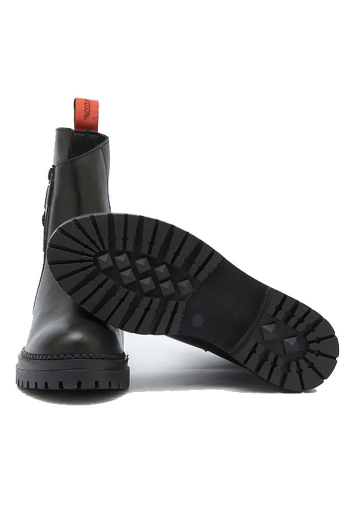 026Z100039 Peking Deri Kadın Bot SİYAH - Görsel 6
