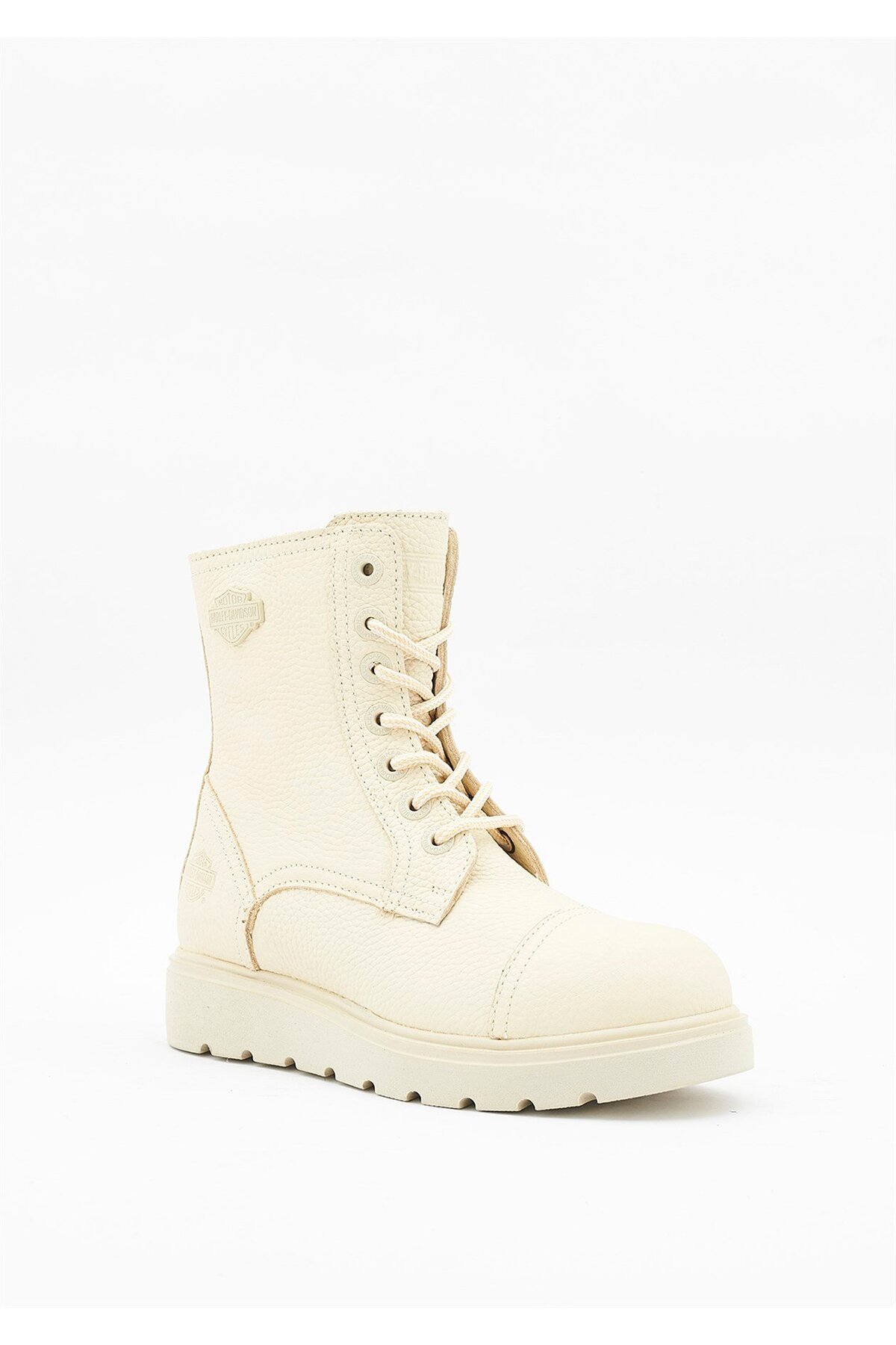 Beige Leather Kadın Bot Hd0777063003 - Görsel 3