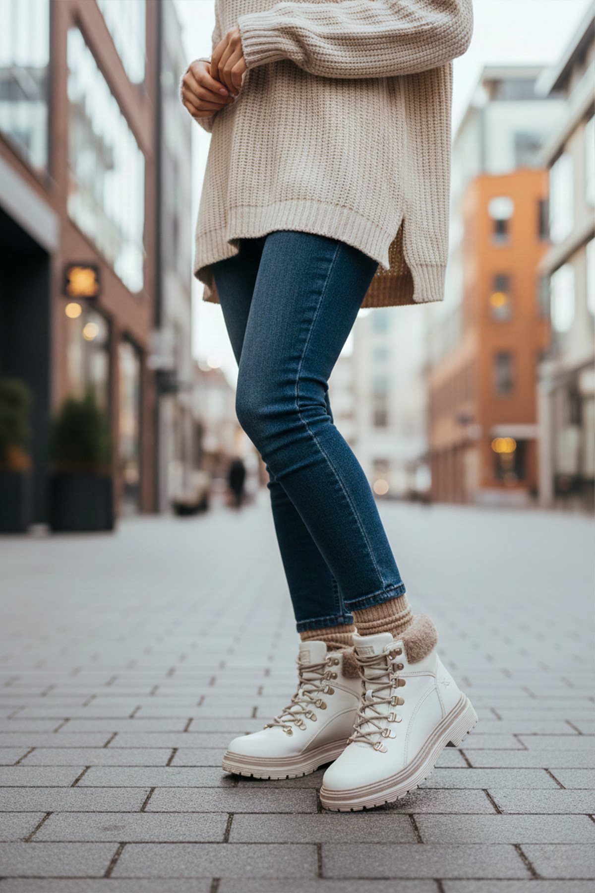 Kinetix Kinetix CHESY 5PR Bej Kadın Worker Bot | Flo Bej - 3. görsel