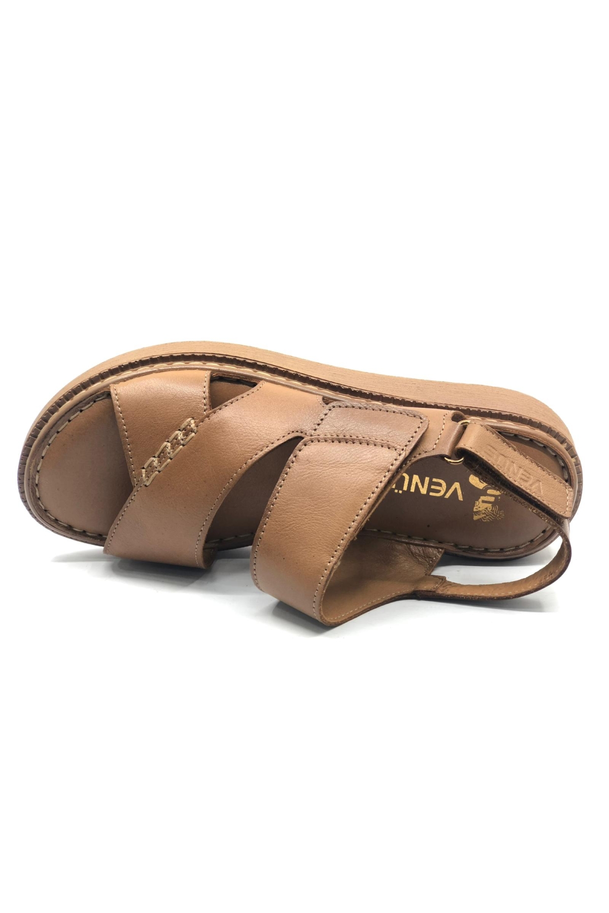 Axiz Hakiki Deri Comfort Ortopedik Kadın Sandalet - Görsel 5