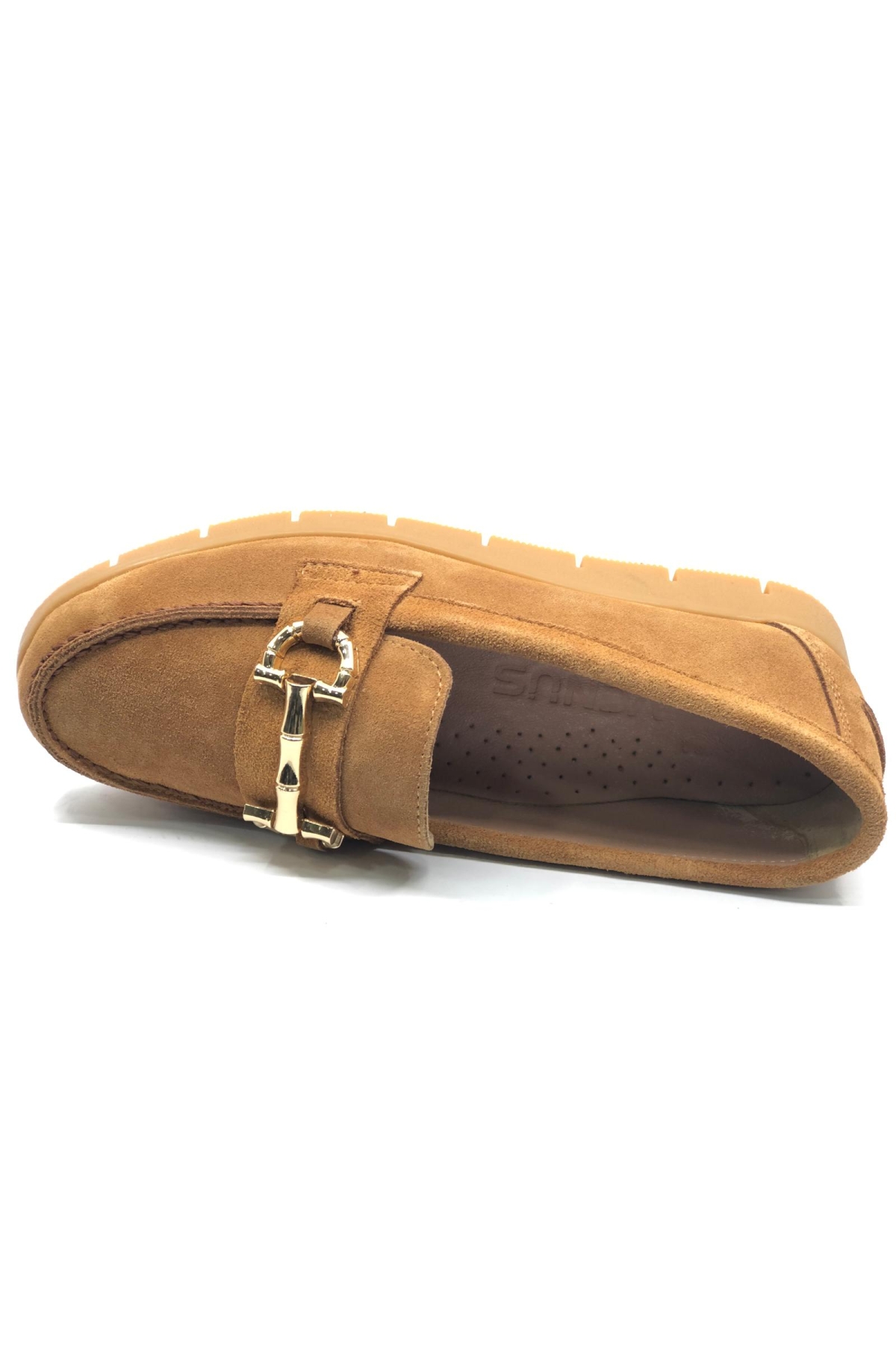 Agev Hakiki Deri Ortopedik Kadın Casual Babet Ayakkabı - Görsel 5