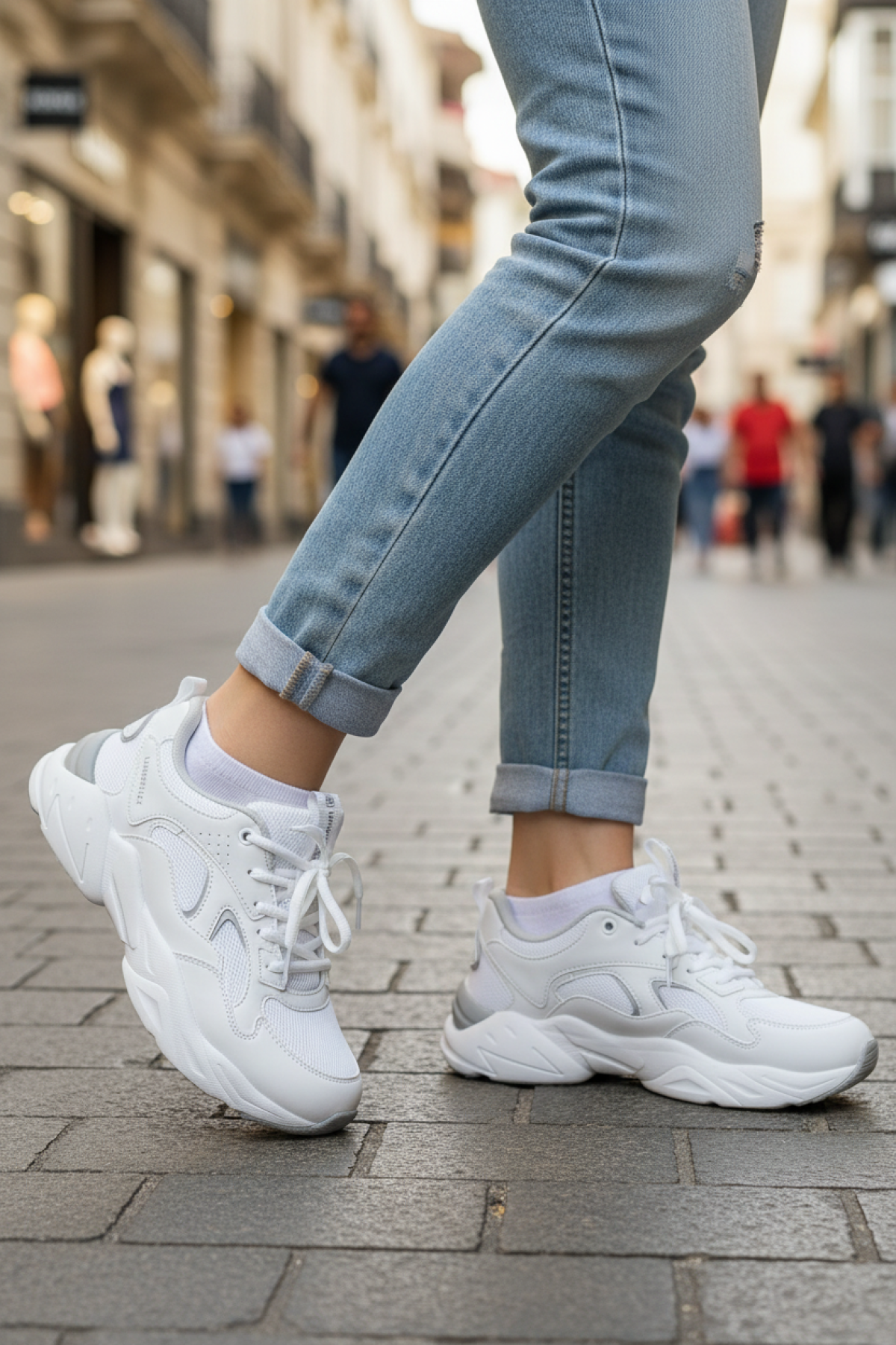 DAKOTA 6FX Beyaz Kadın Sneaker - Görsel 3