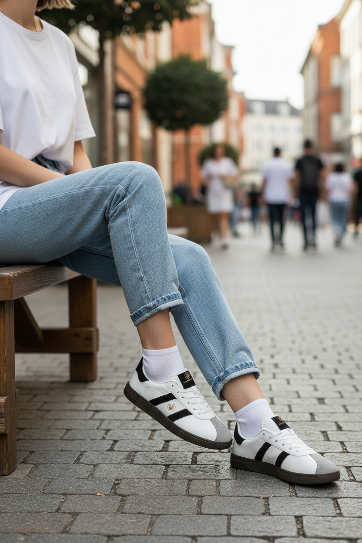 FROSTY WMN PU 6FX Beyaz Kadın Sneaker - Görsel 3