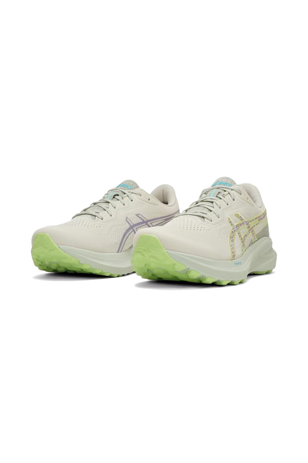 Asics Asics Yeşil 1011C043-300 Gt-1000 13 Tr Erkek Koşu Ayakkabısı Sneaker | Flo Yeşil - 4. görsel