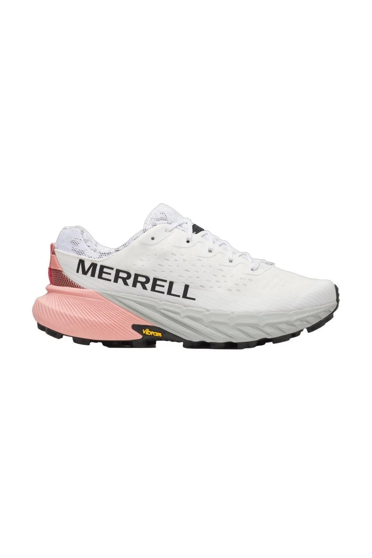 Merrell Merrell Beyaz J068374 Agility Peak 5 Kadın Koşu Ayakkabısı Sneaker | Flo Beyaz - 2. görsel