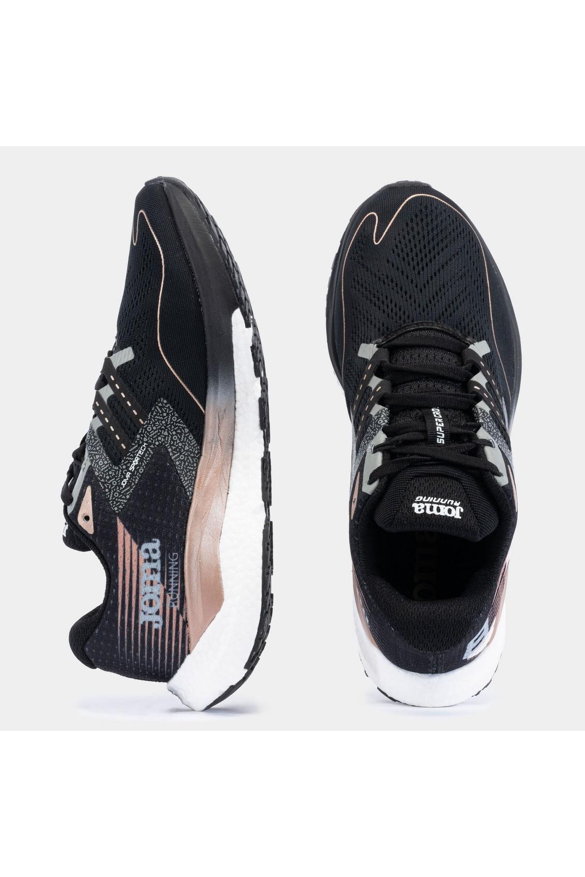 Joma Joma Siyah RCROLW2301 Super Cross Kadın Koşu Ayakkabısı Sneaker | Flo Siyah - 5. görsel