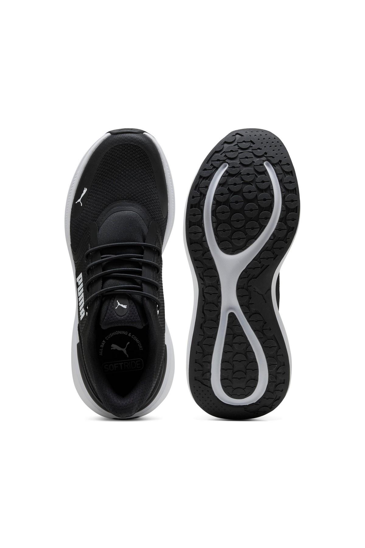 Puma Puma Siyah 31172301 Softride Exo Shift Unisex Koşu Ayakkabısı Sneaker | Flo Siyah - 4. görsel