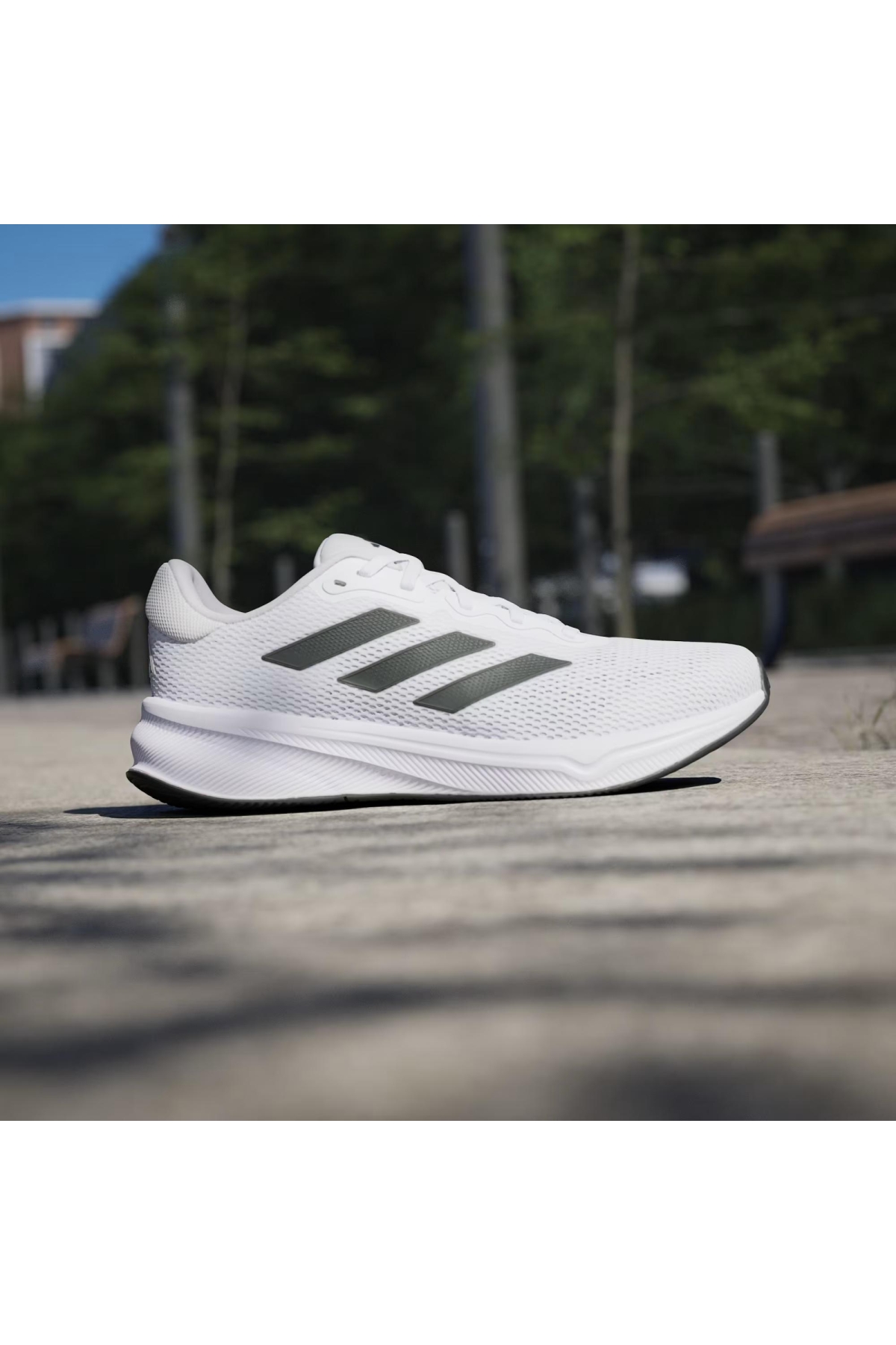 Adidas Adidas Beyaz IH6008 Response Erkek Koşu Ayakkabısı Sneaker | Flo Beyaz - 3. görsel