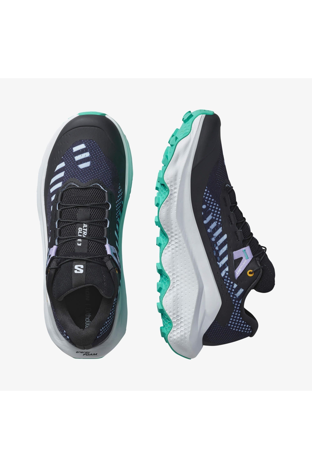 Salomon Salomon Siyah L47805400 Ultra Glide 3 W Proto Pack Kadın Koşu Ayakkabısı Sneaker | Flo Siyah - 4. görsel