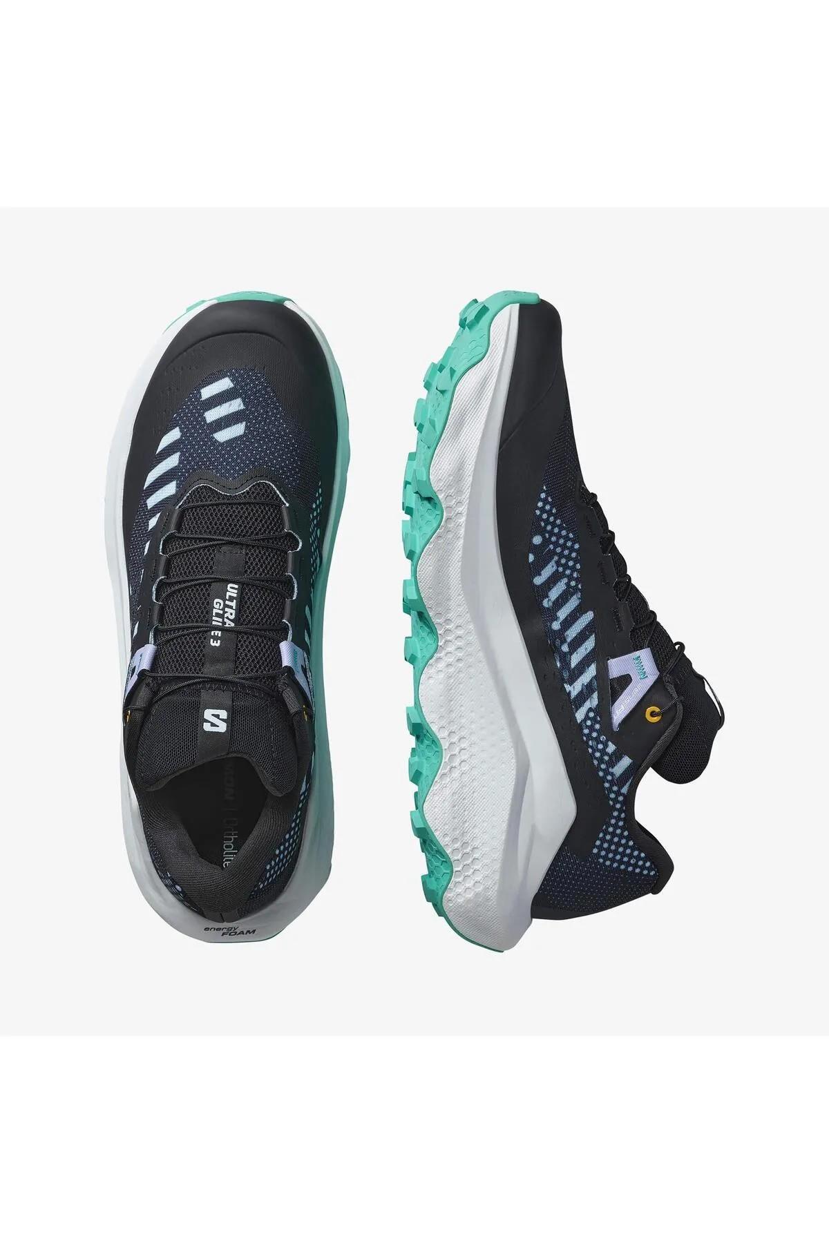 Salomon Salomon Siyah L47807300 Ultra Glide 3 Proto Pack Erkek Koşu Ayakkabısı Sneaker | Flo Siyah - 3. görsel