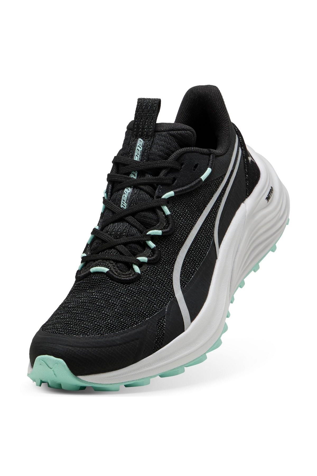Puma Puma Siyah 31079006 Electrify Nitro 4 Trail Wns Kadın Koşu Ayakkabısı Sneaker | Flo Siyah - 6. görsel