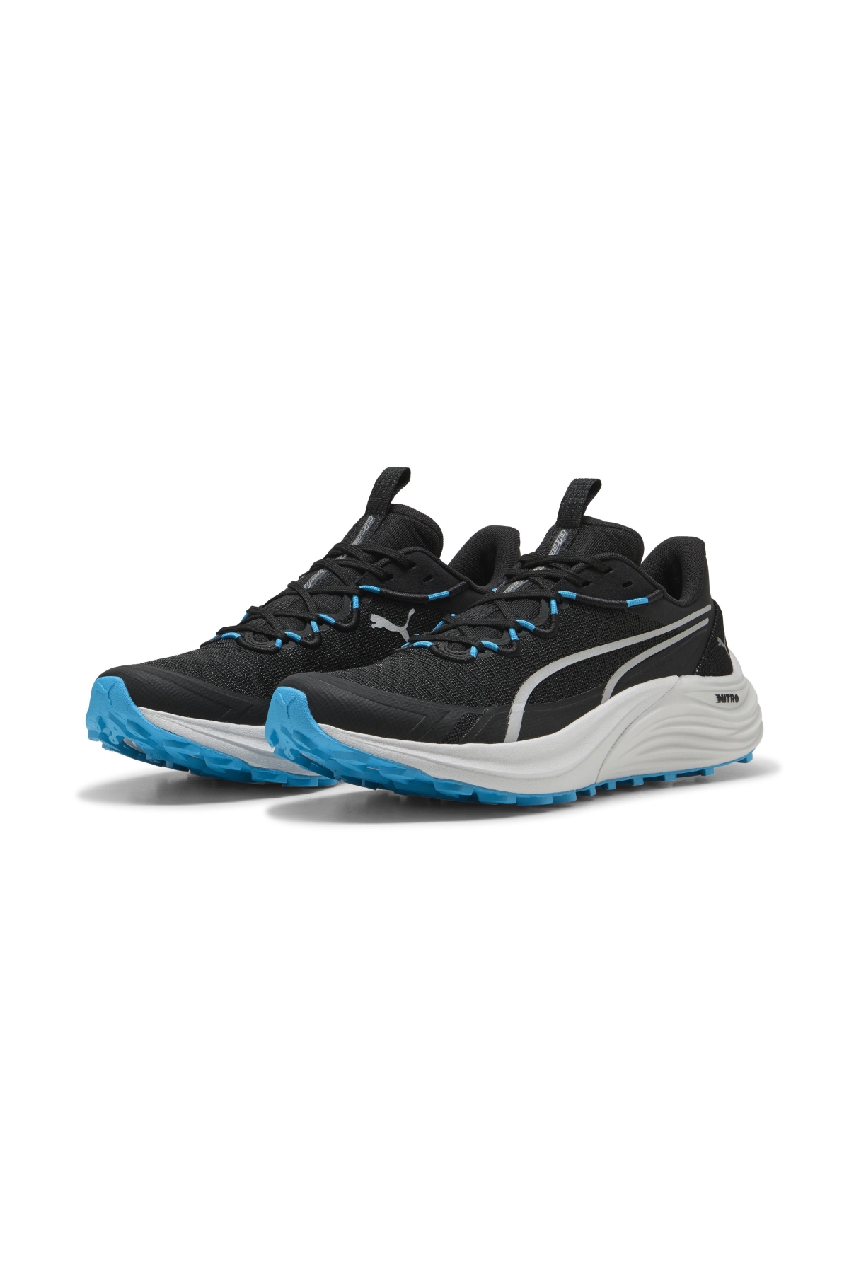 Puma Puma Siyah 31079106 Electrify Nitro 4 Trail Erkek Koşu Ayakkabısı Sneaker | Flo Siyah - 2. görsel