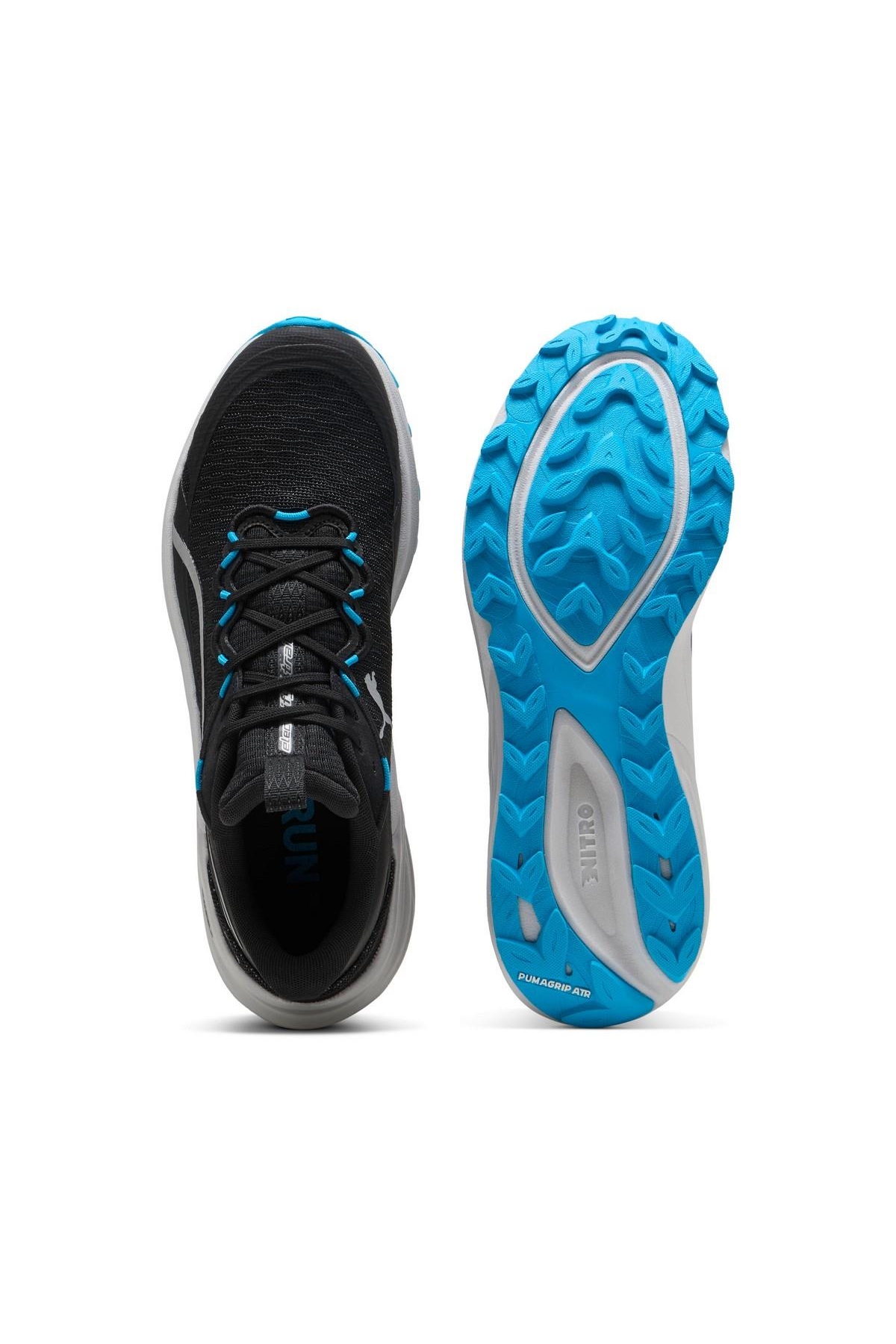 Puma Puma Siyah 31079106 Electrify Nitro 4 Trail Erkek Koşu Ayakkabısı Sneaker | Flo Siyah - 4. görsel