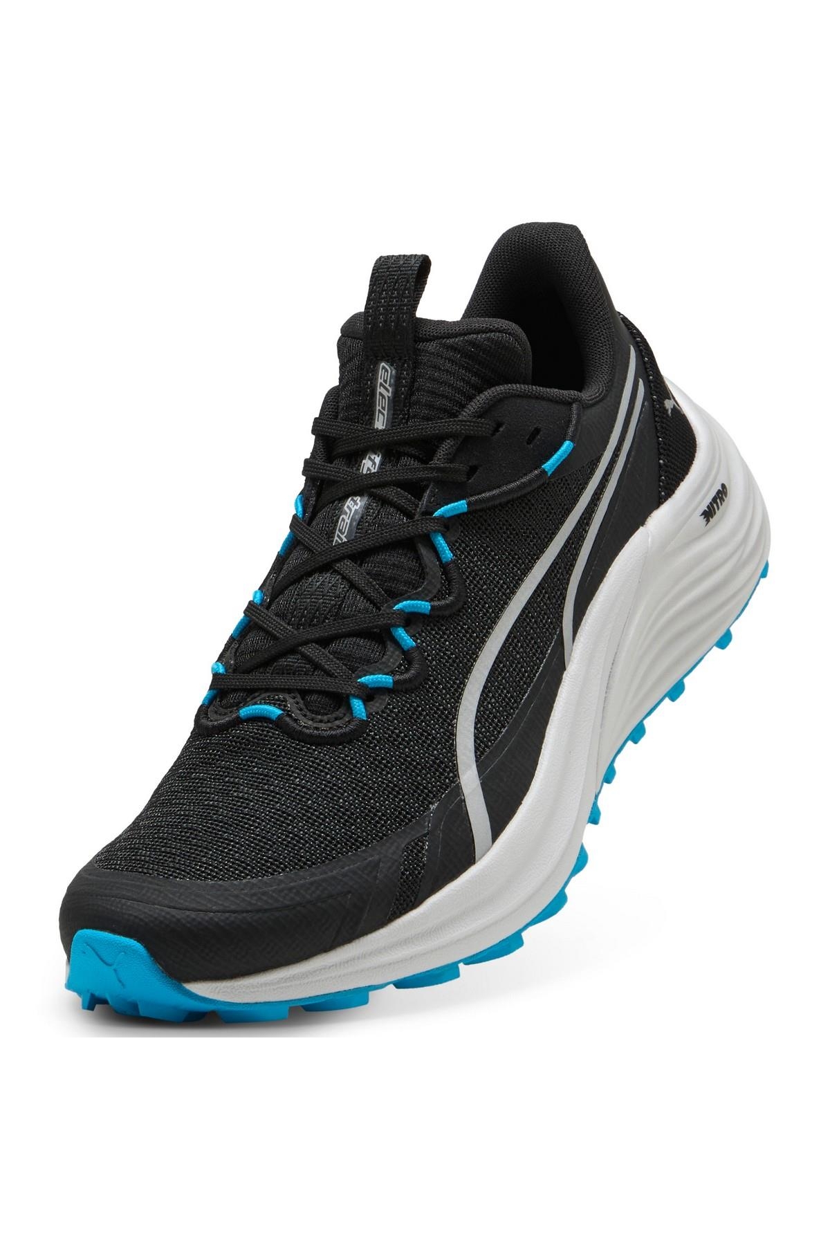 Puma Puma Siyah 31079106 Electrify Nitro 4 Trail Erkek Koşu Ayakkabısı Sneaker | Flo Siyah - 6. görsel