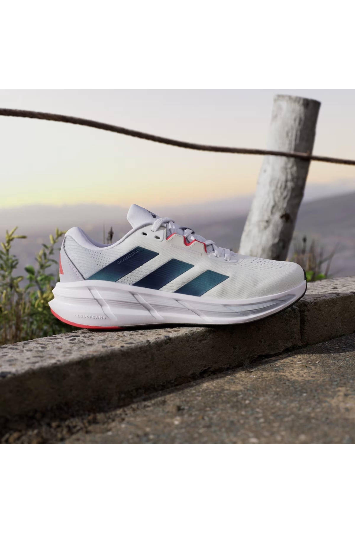 Adidas Adidas Beyaz JQ5081 Questar 3 M Erkek Koşu Ayakkabısı Sneaker | Flo Beyaz - 4. görsel