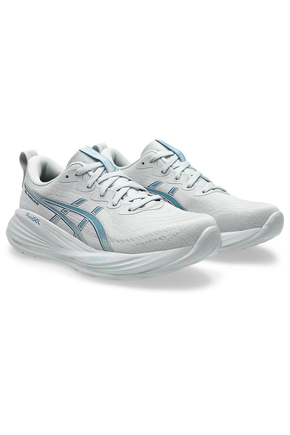Asics Asics Gri 1012B772-020 Gel-Cumulus 27 Kadın Koşu Ayakkabısı Sneaker | Flo Gri - 3. görsel