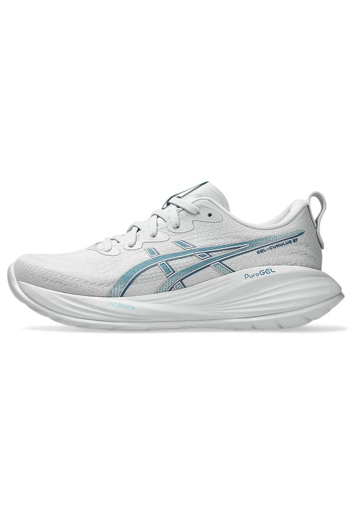 Asics Asics Gri 1012B772-020 Gel-Cumulus 27 Kadın Koşu Ayakkabısı Sneaker | Flo Gri - 9. görsel